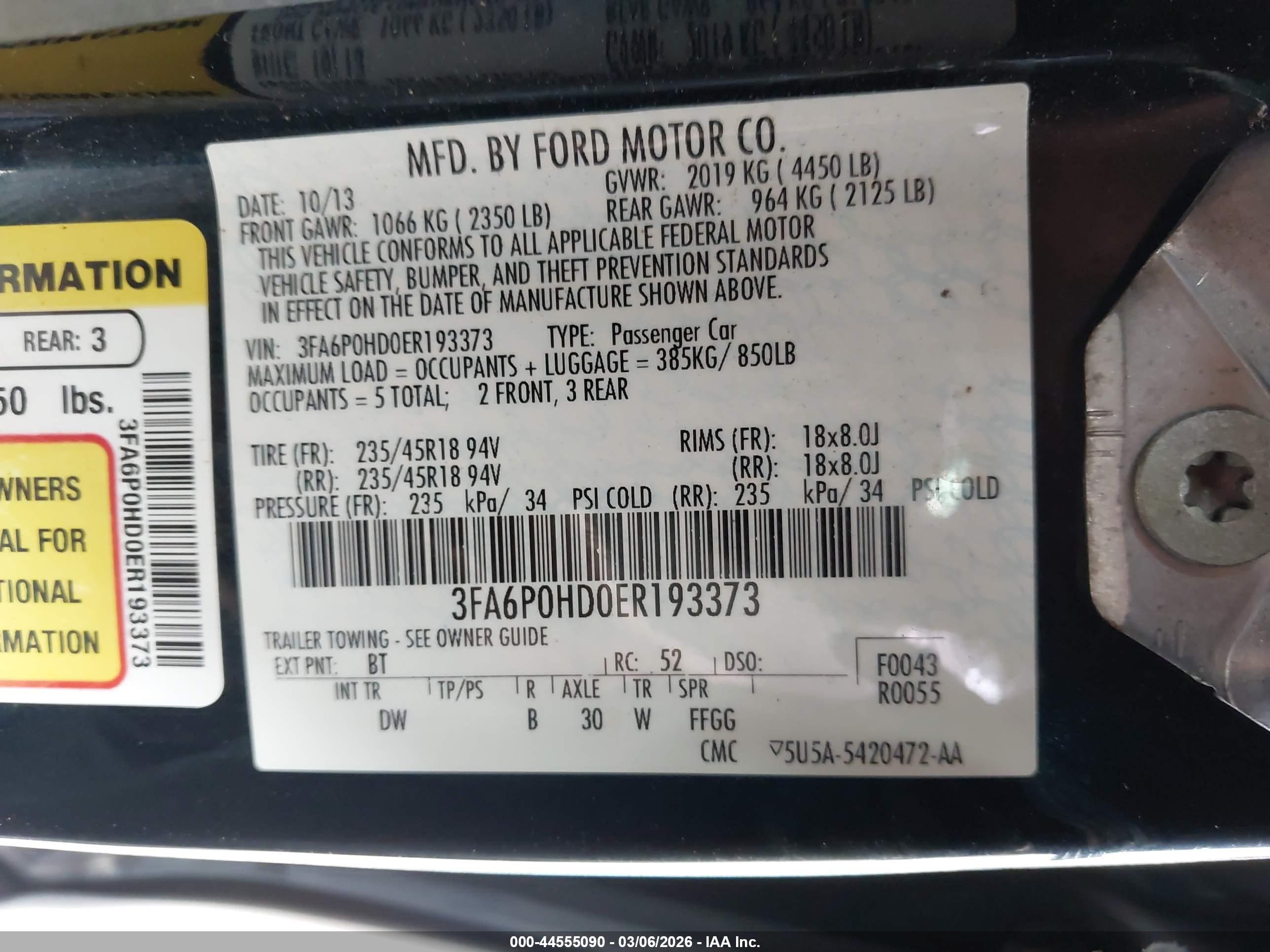 FORD FUSION image 9