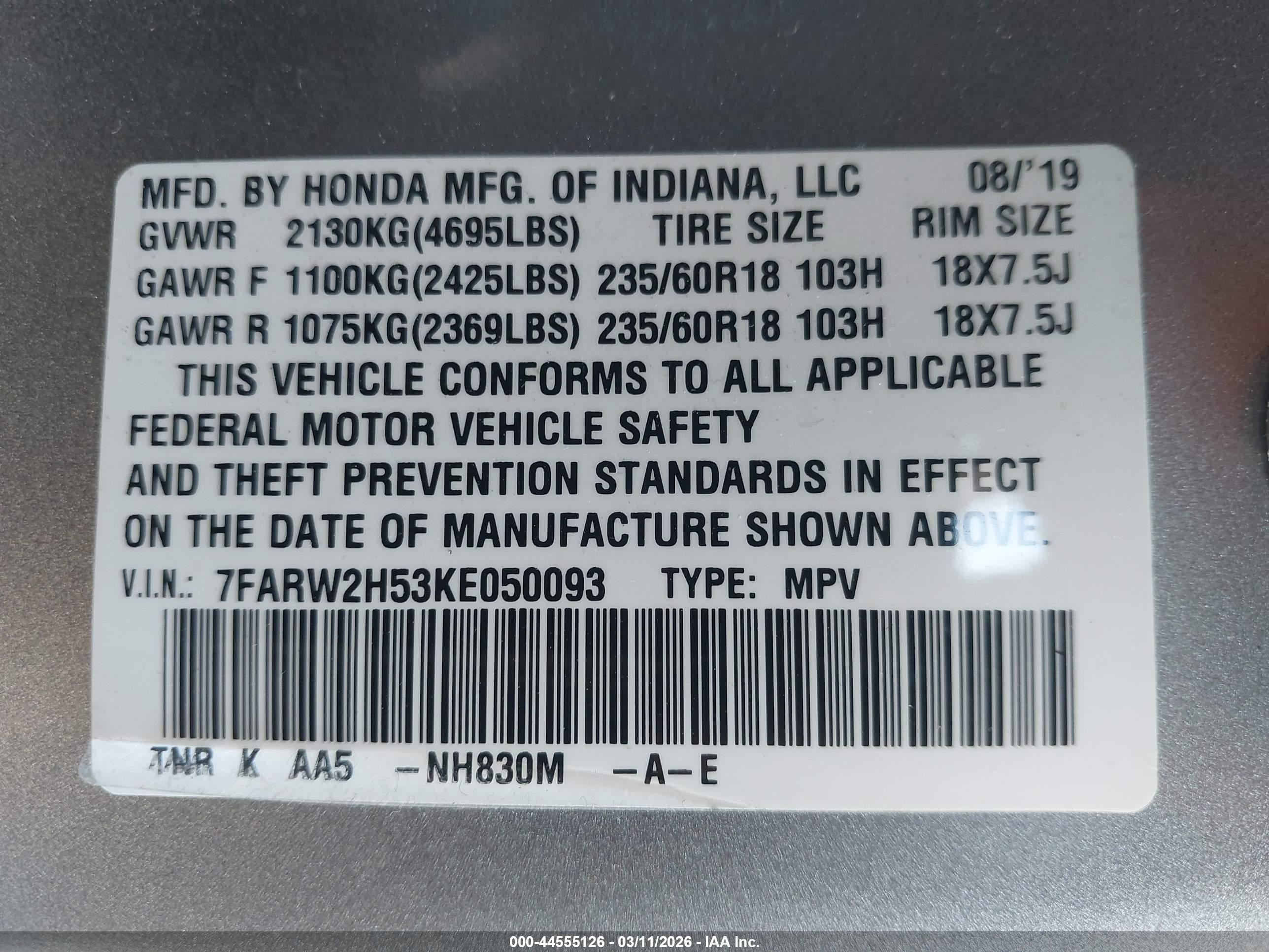 HONDA CR-V image 9