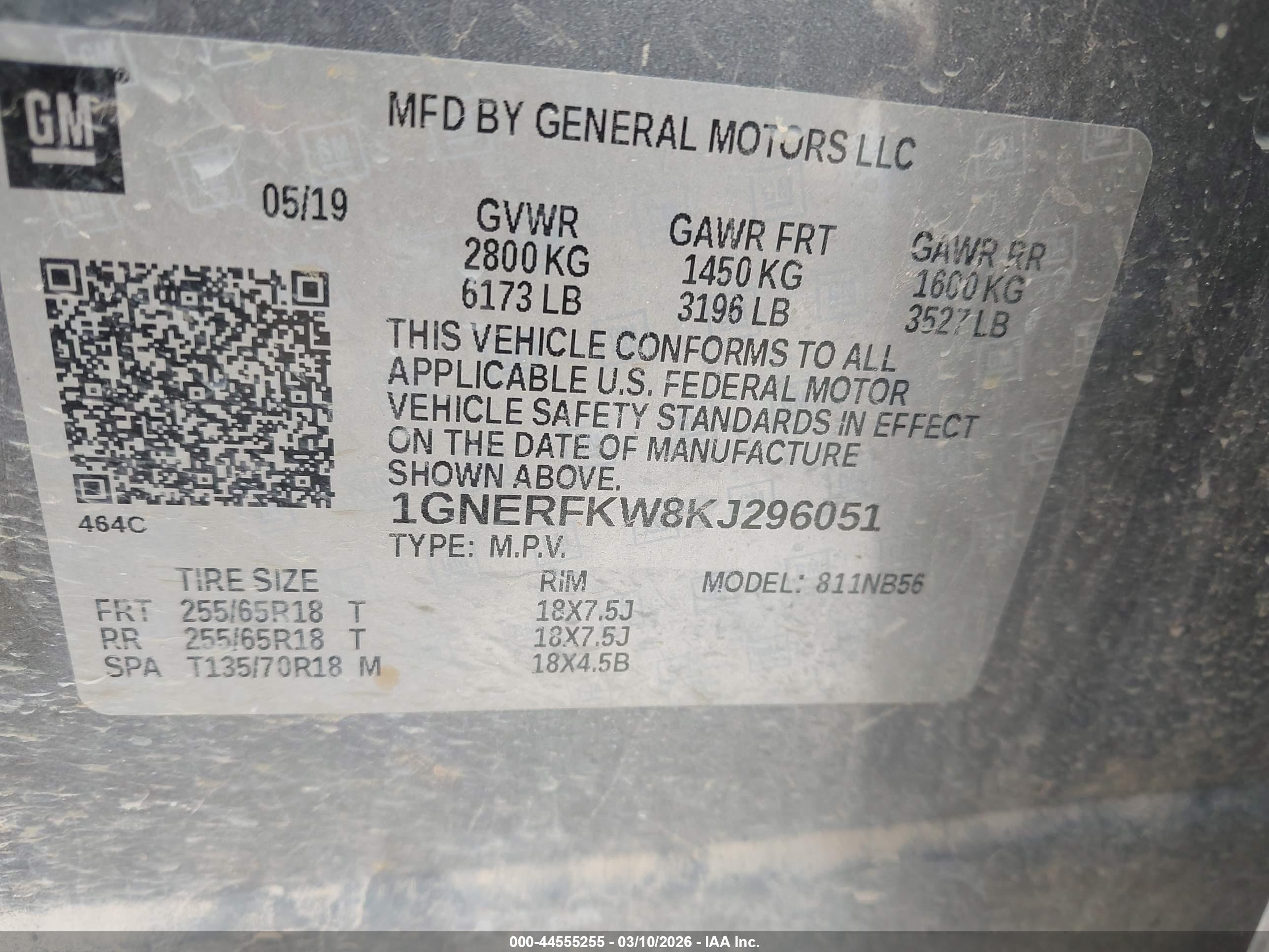 CHEVROLET TRAVERSE image 9