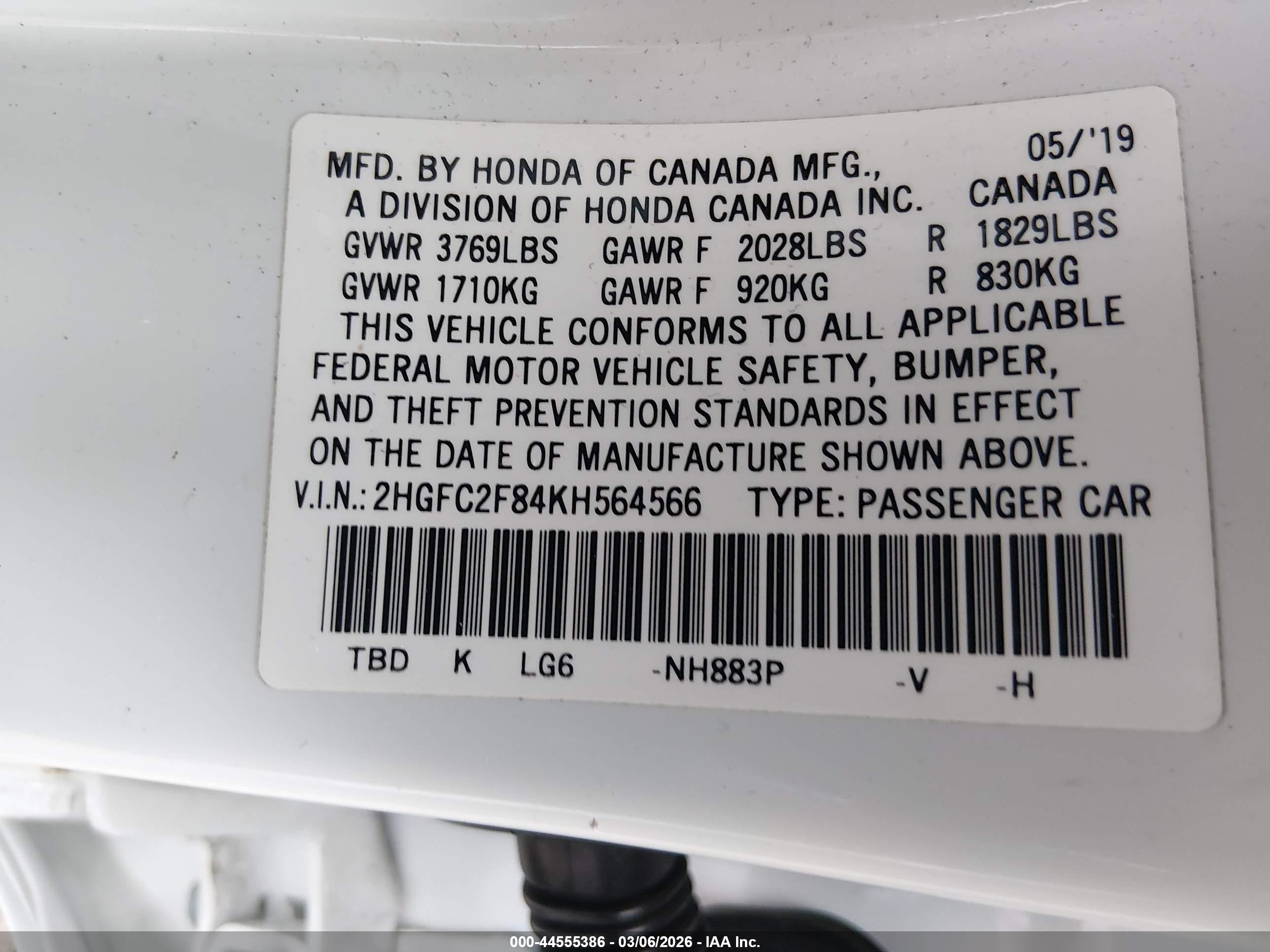 HONDA CIVIC image 9