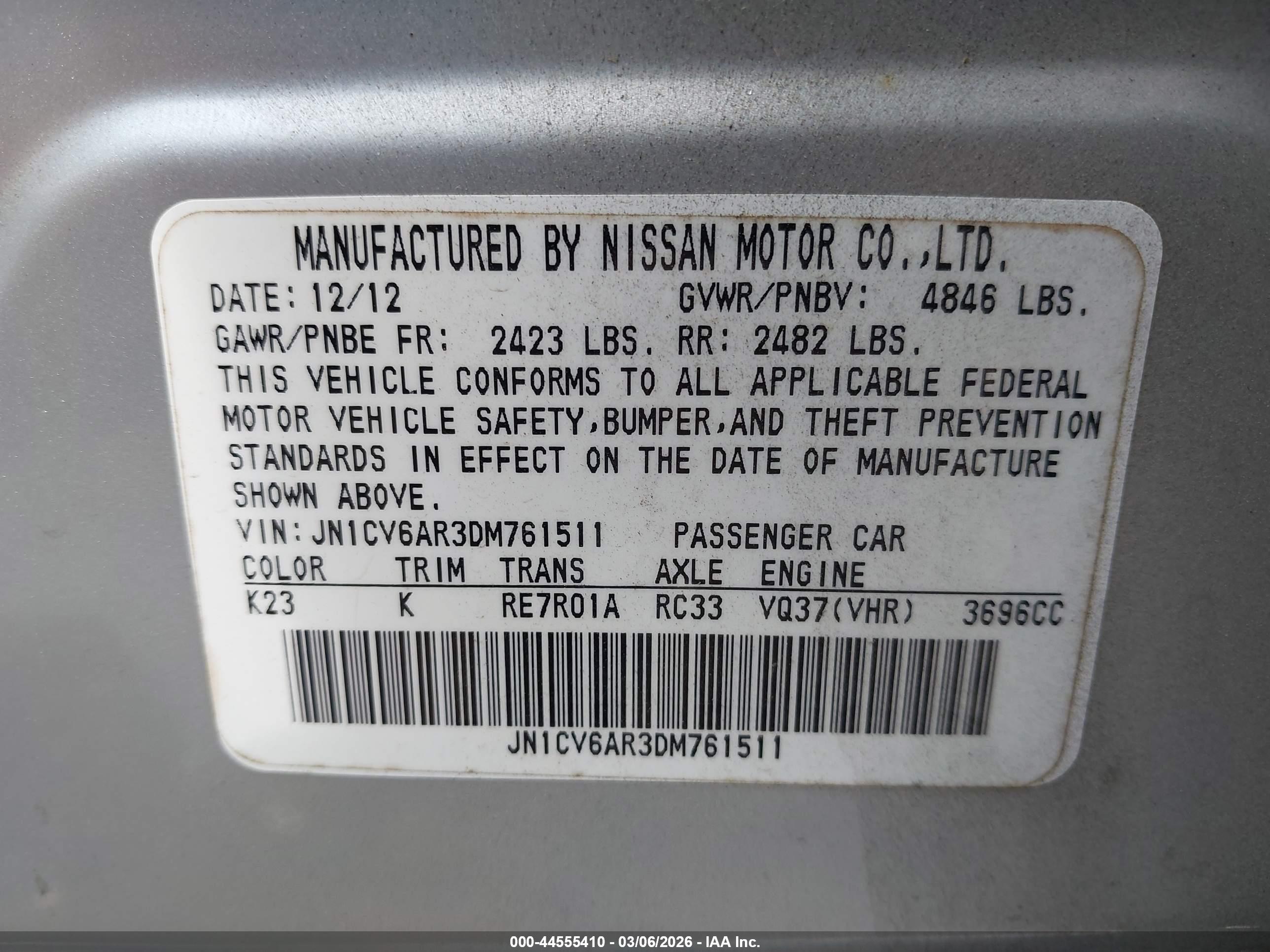 INFINITI G37X image 9