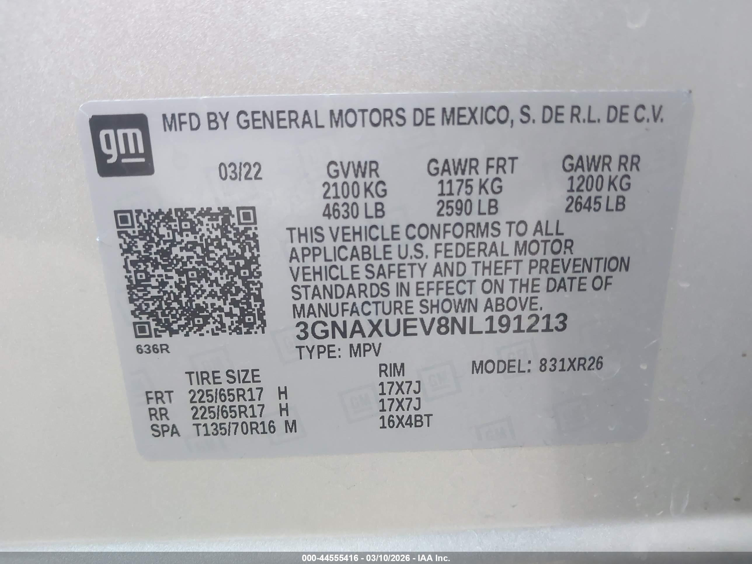 CHEVROLET EQUINOX image 9