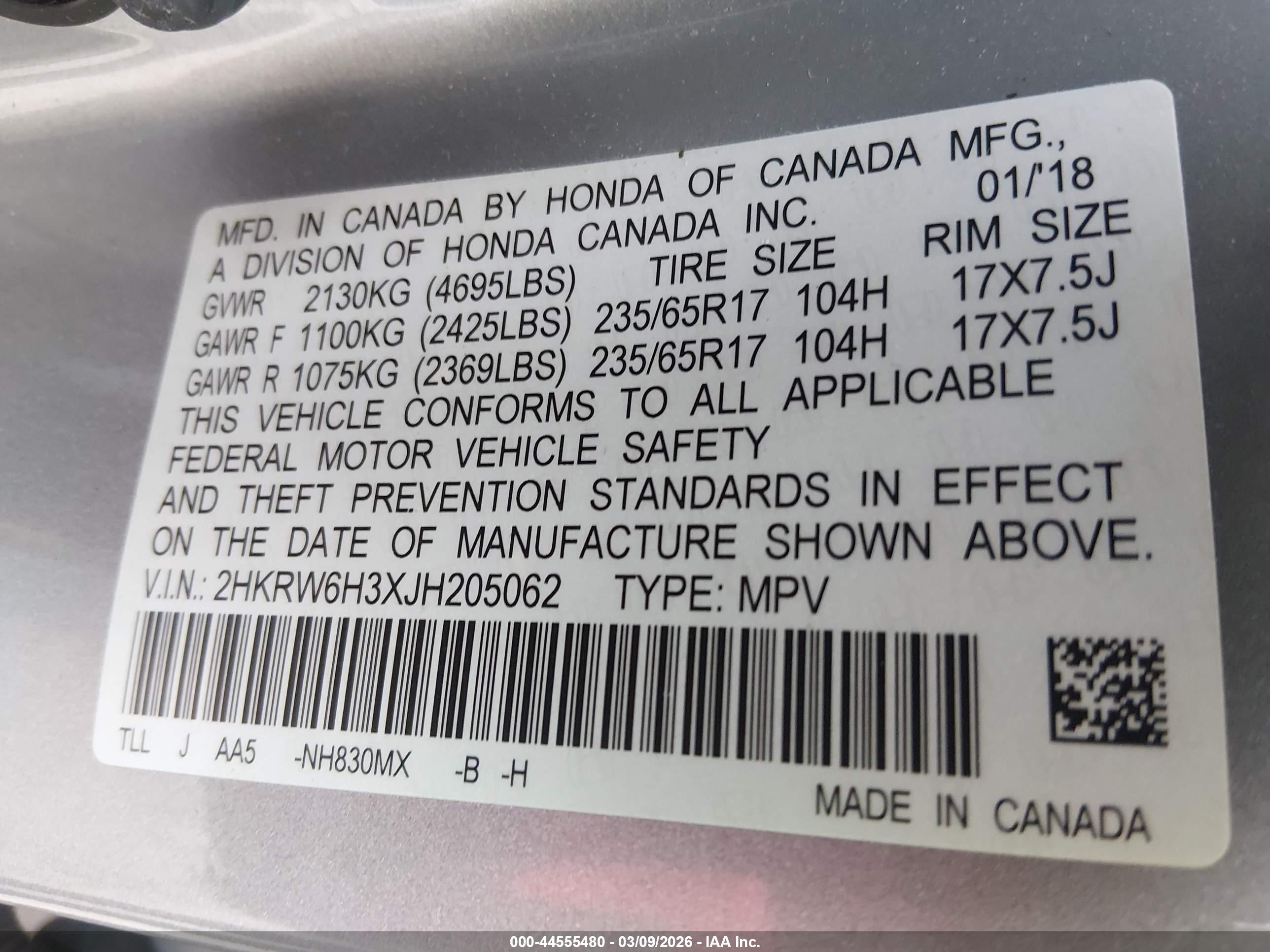 HONDA CR-V image 9