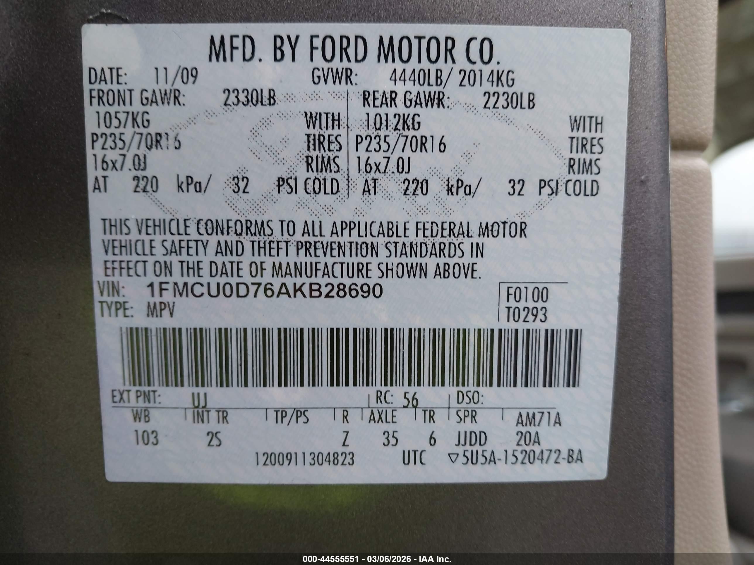FORD ESCAPE image 9