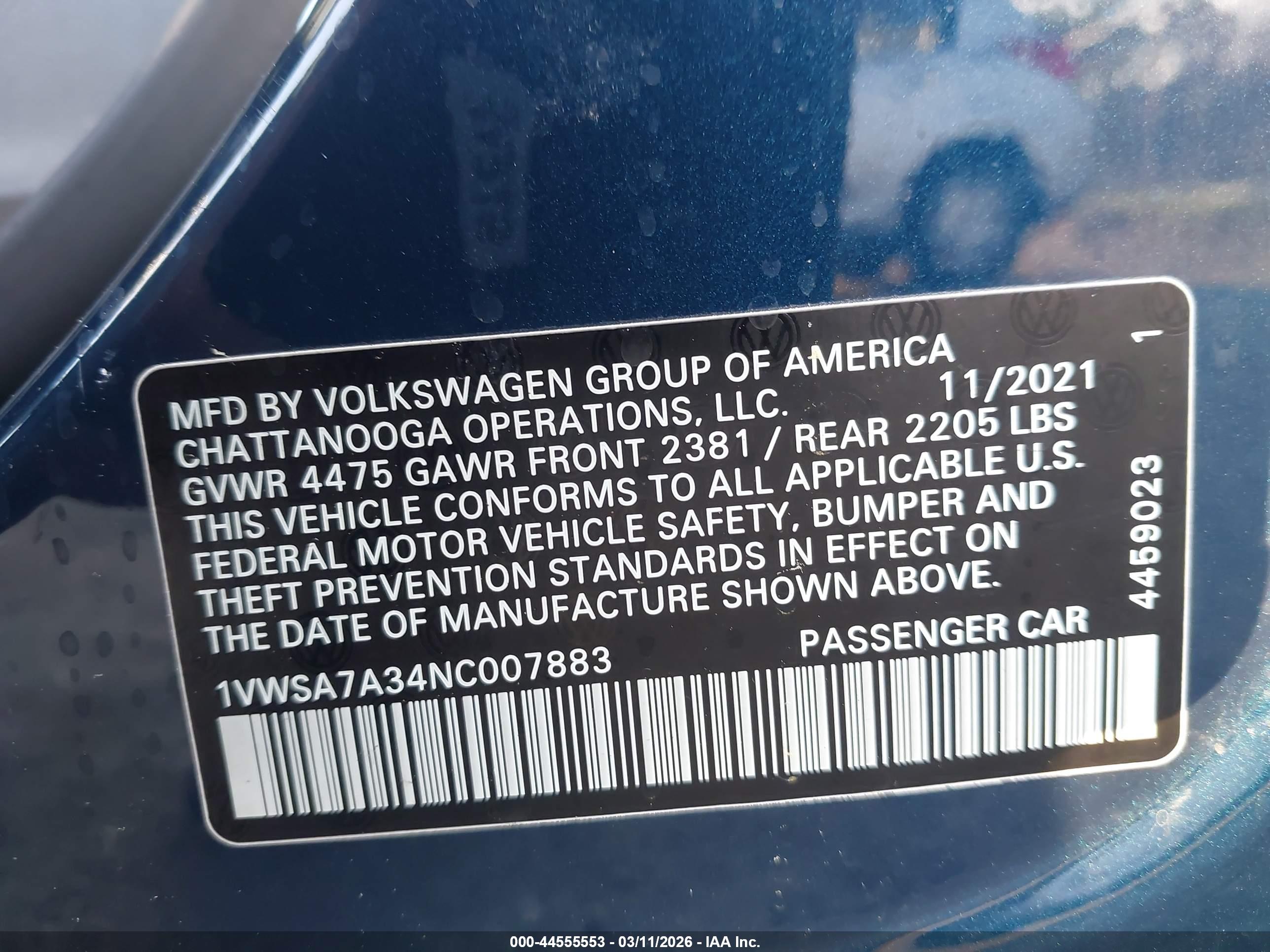 VOLKSWAGEN PASSAT image 9