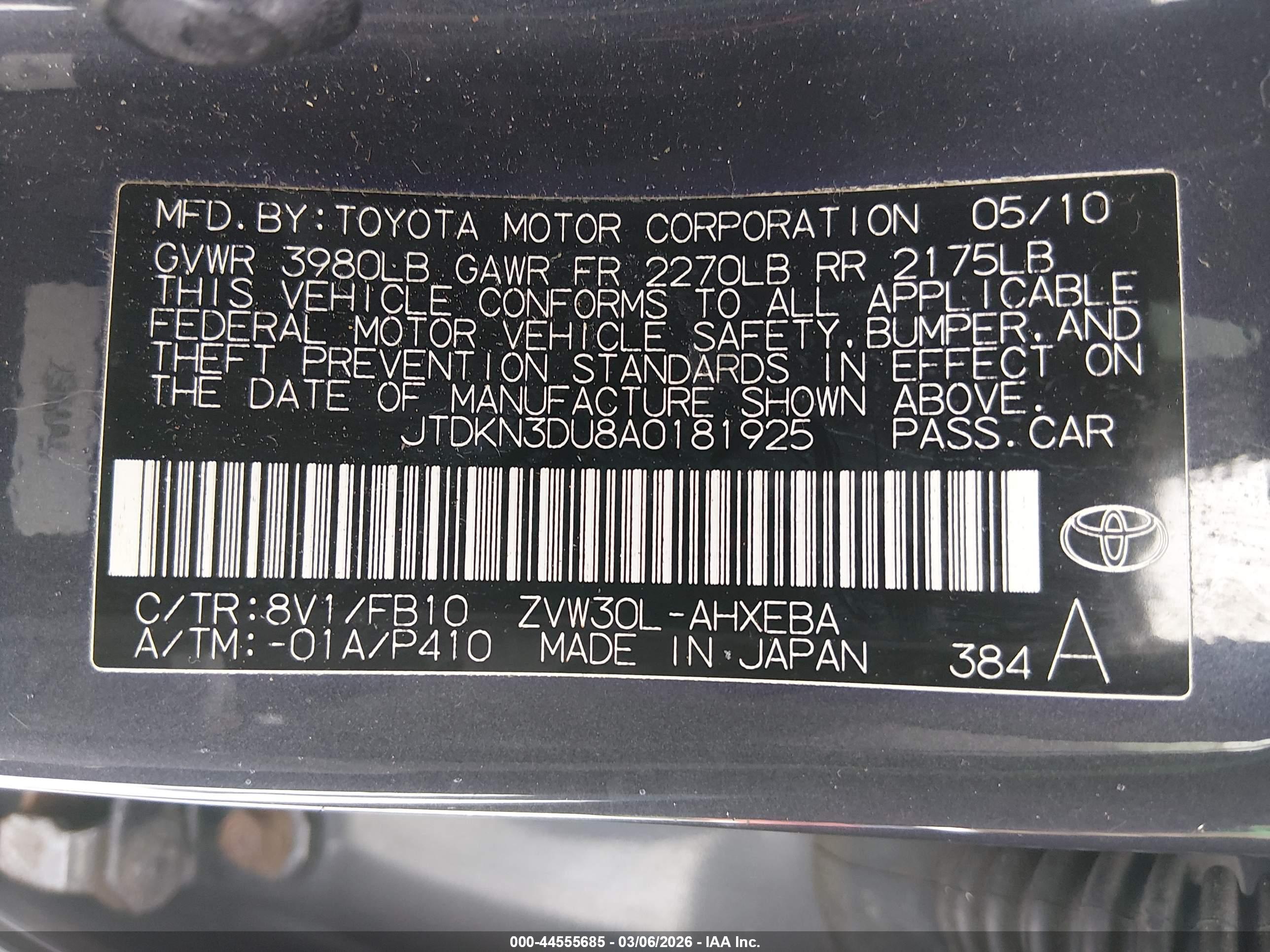 TOYOTA PRIUS image 9