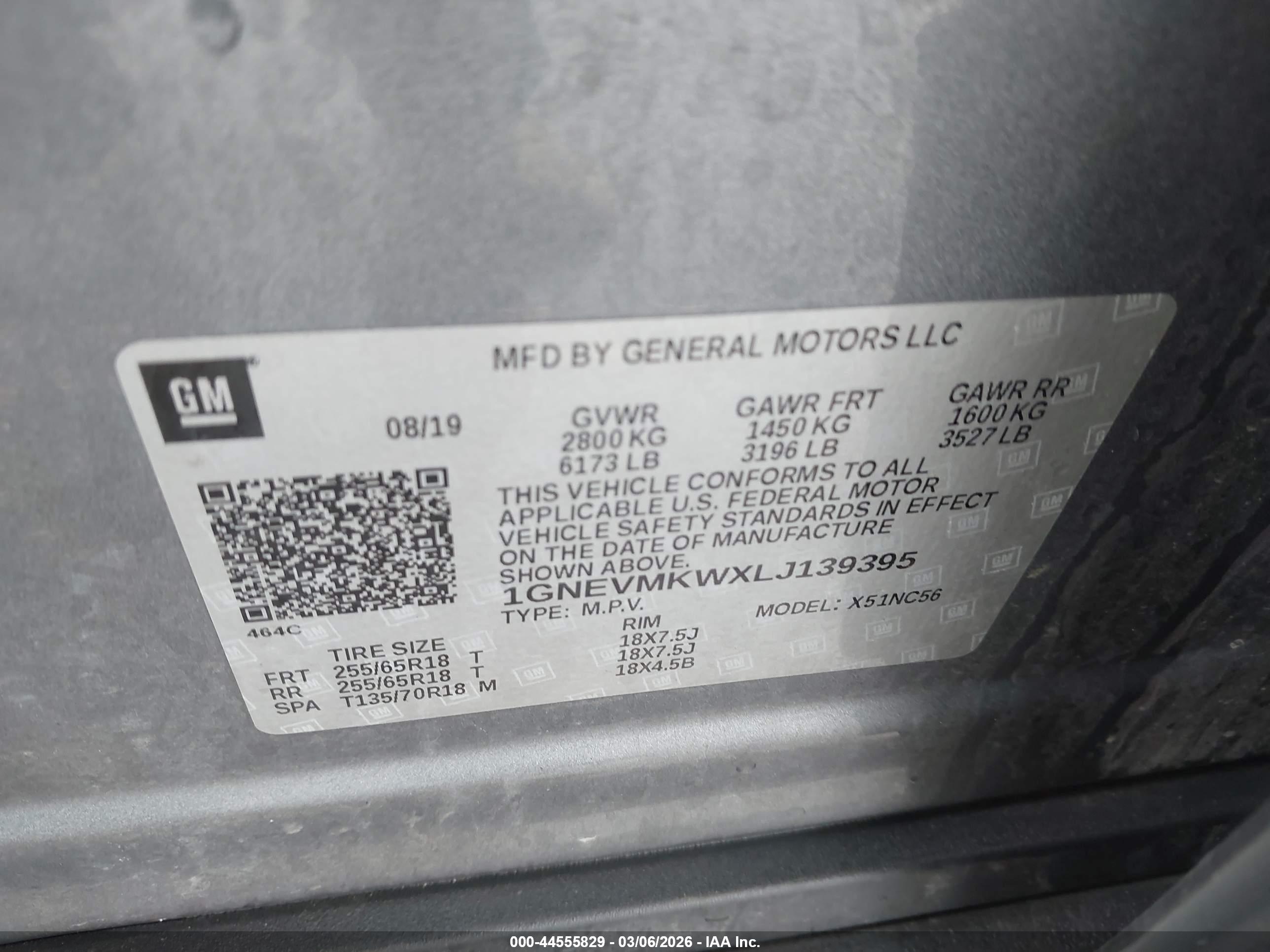 CHEVROLET TRAVERSE image 9