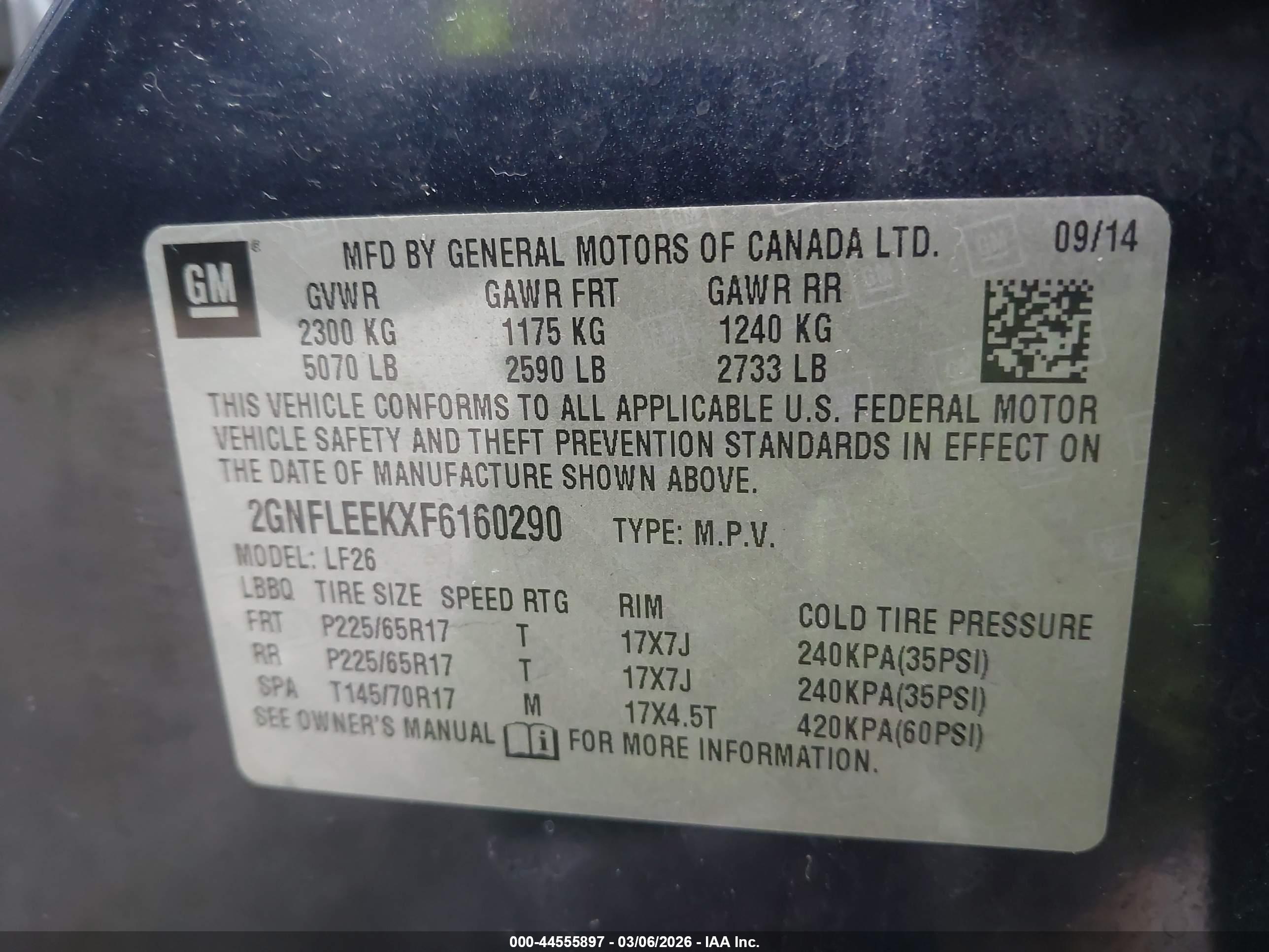CHEVROLET EQUINOX image 9