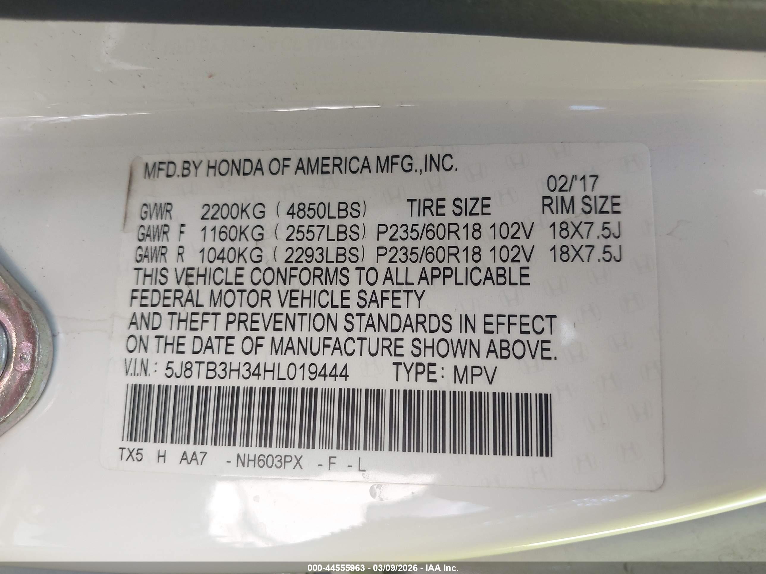 ACURA RDX image 9