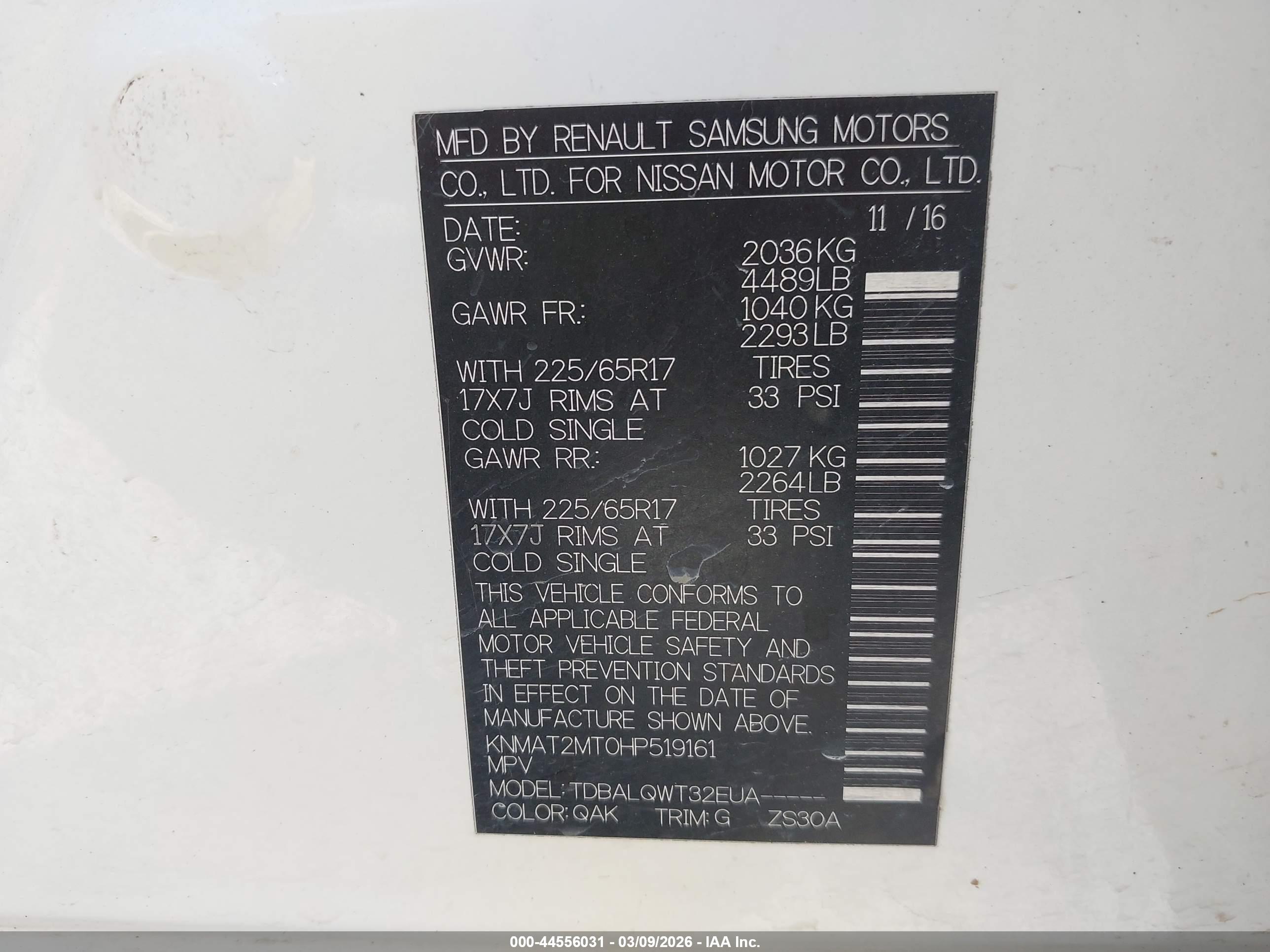 NISSAN ROGUE image 9