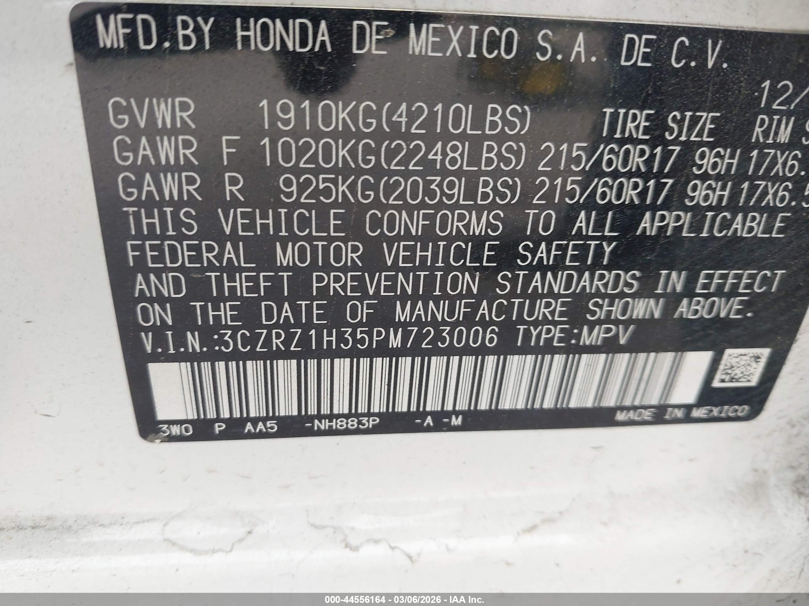 HONDA HR-V image 9