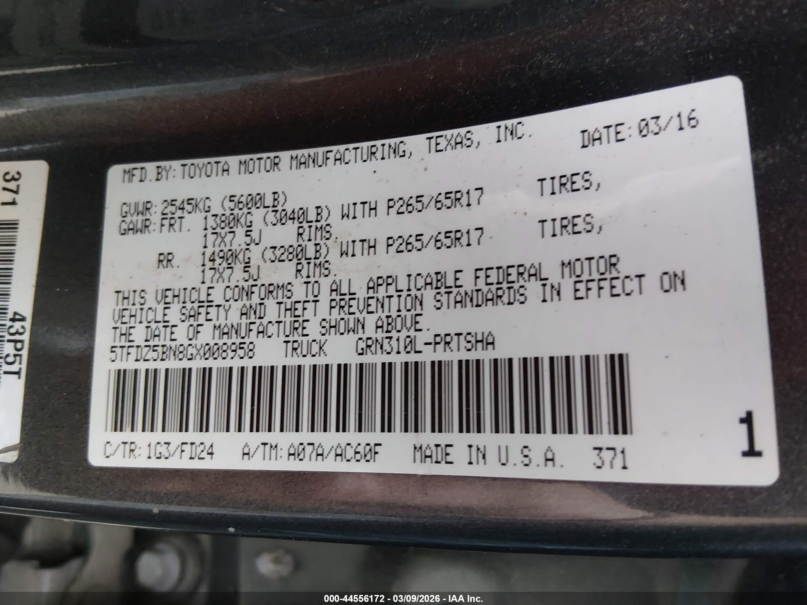 TOYOTA TACOMA image 9