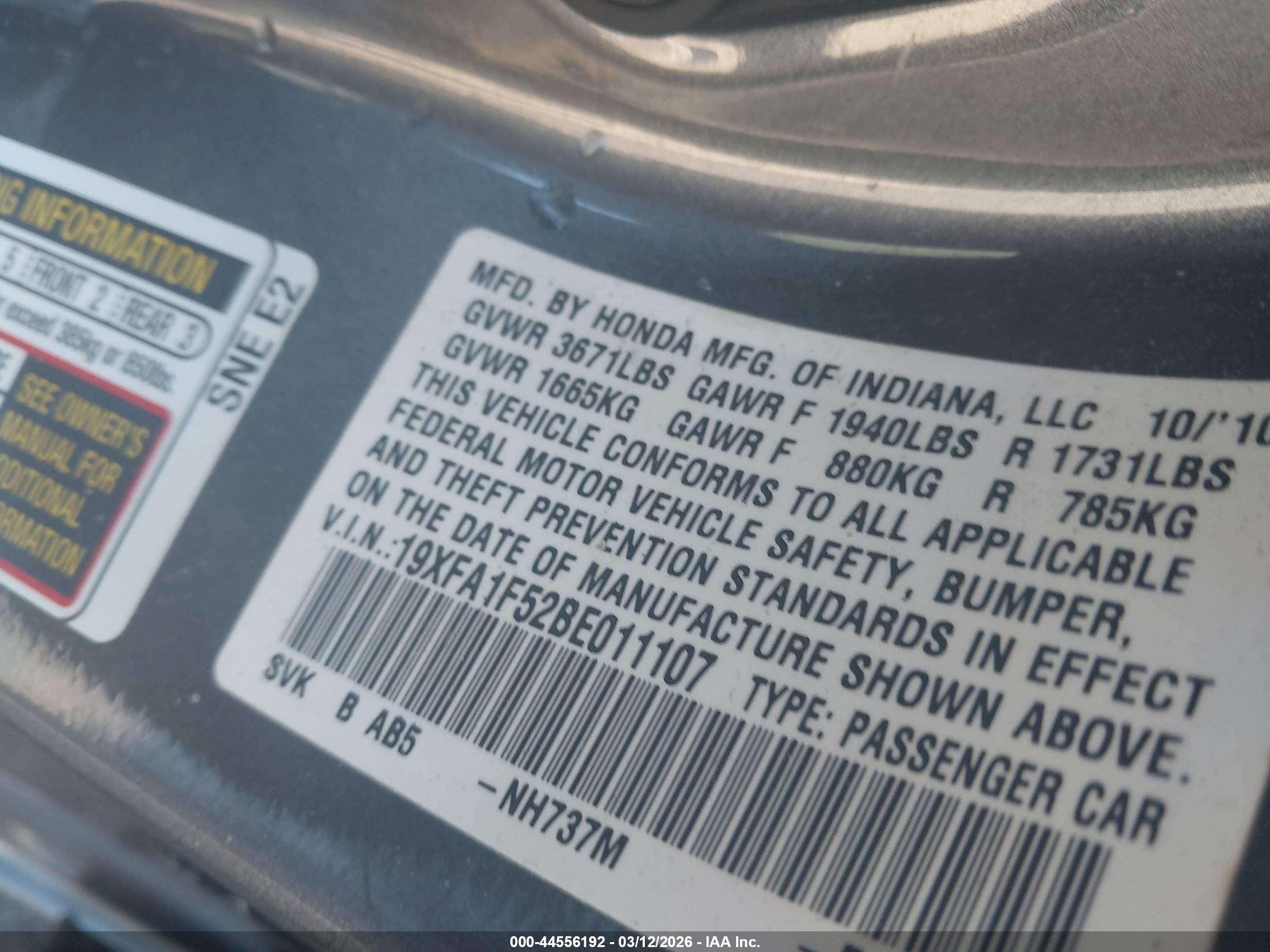 HONDA CIVIC image 9