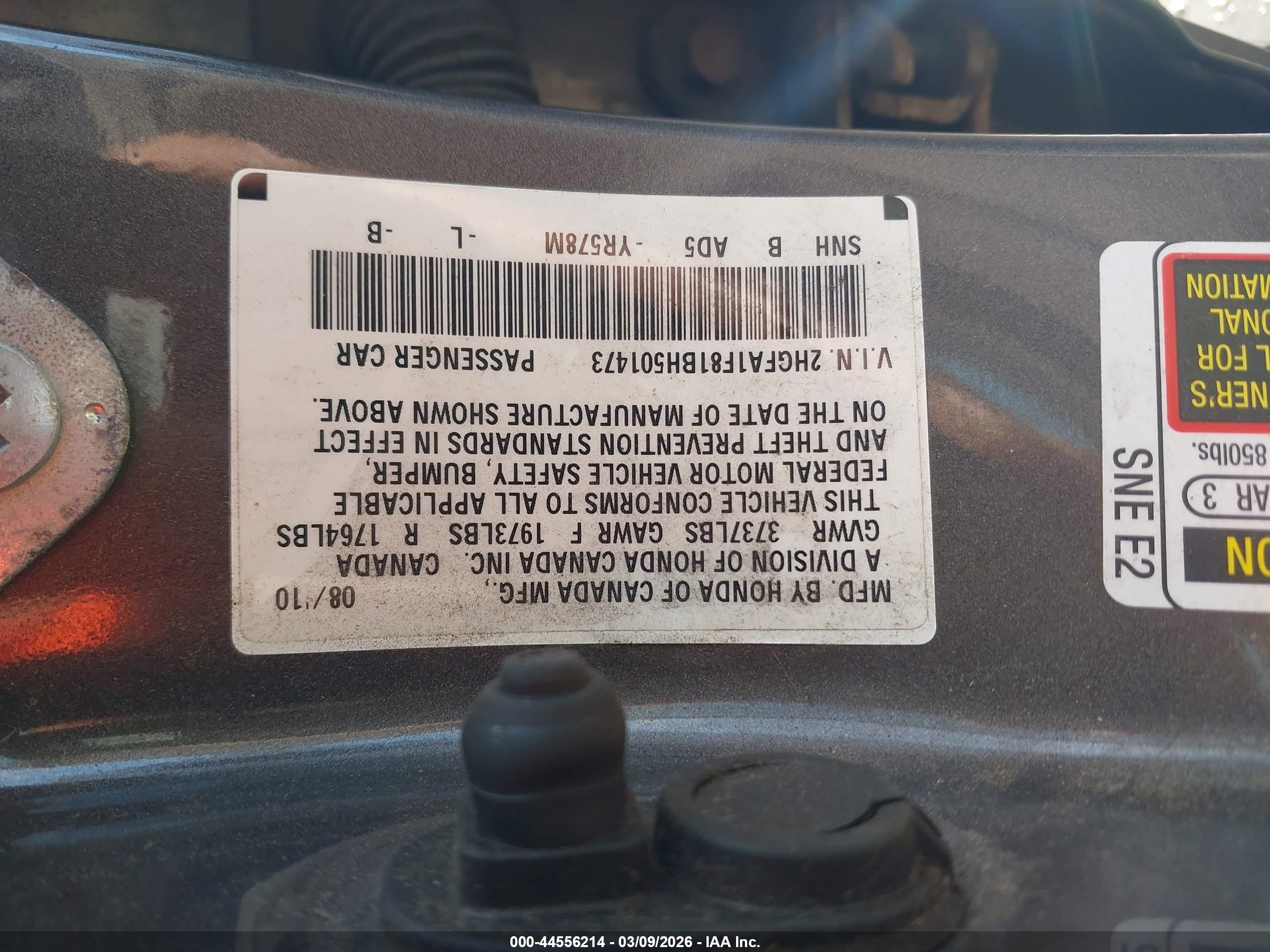 HONDA CIVIC image 9