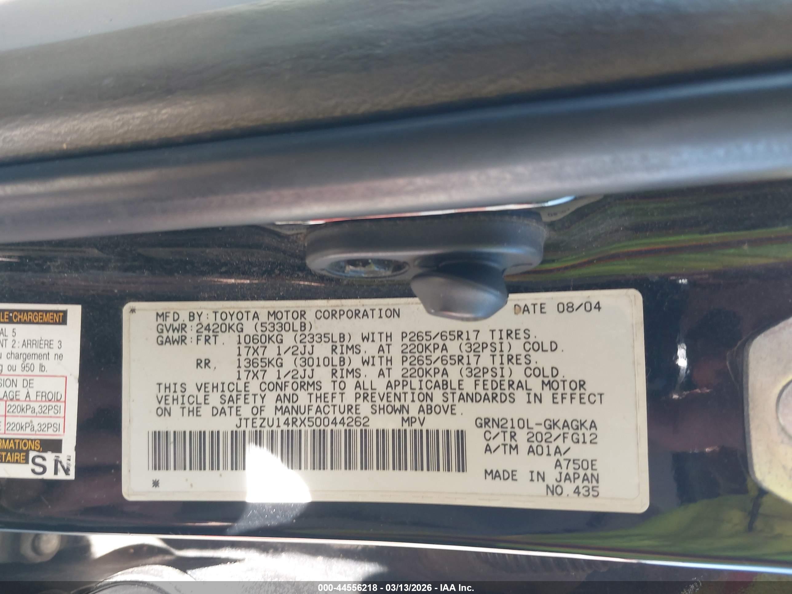 TOYOTA 4RUNNER image 9