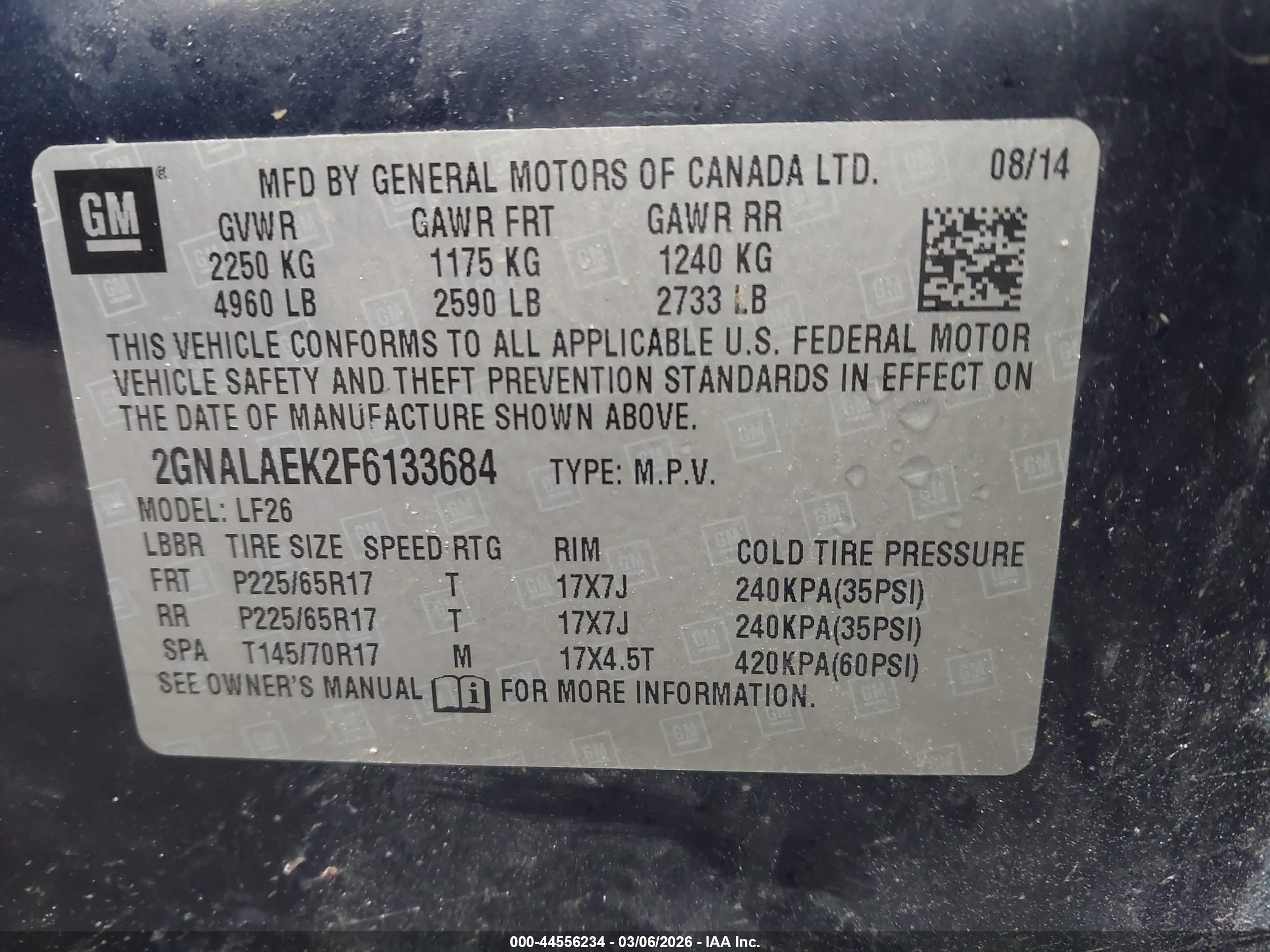 CHEVROLET EQUINOX image 9
