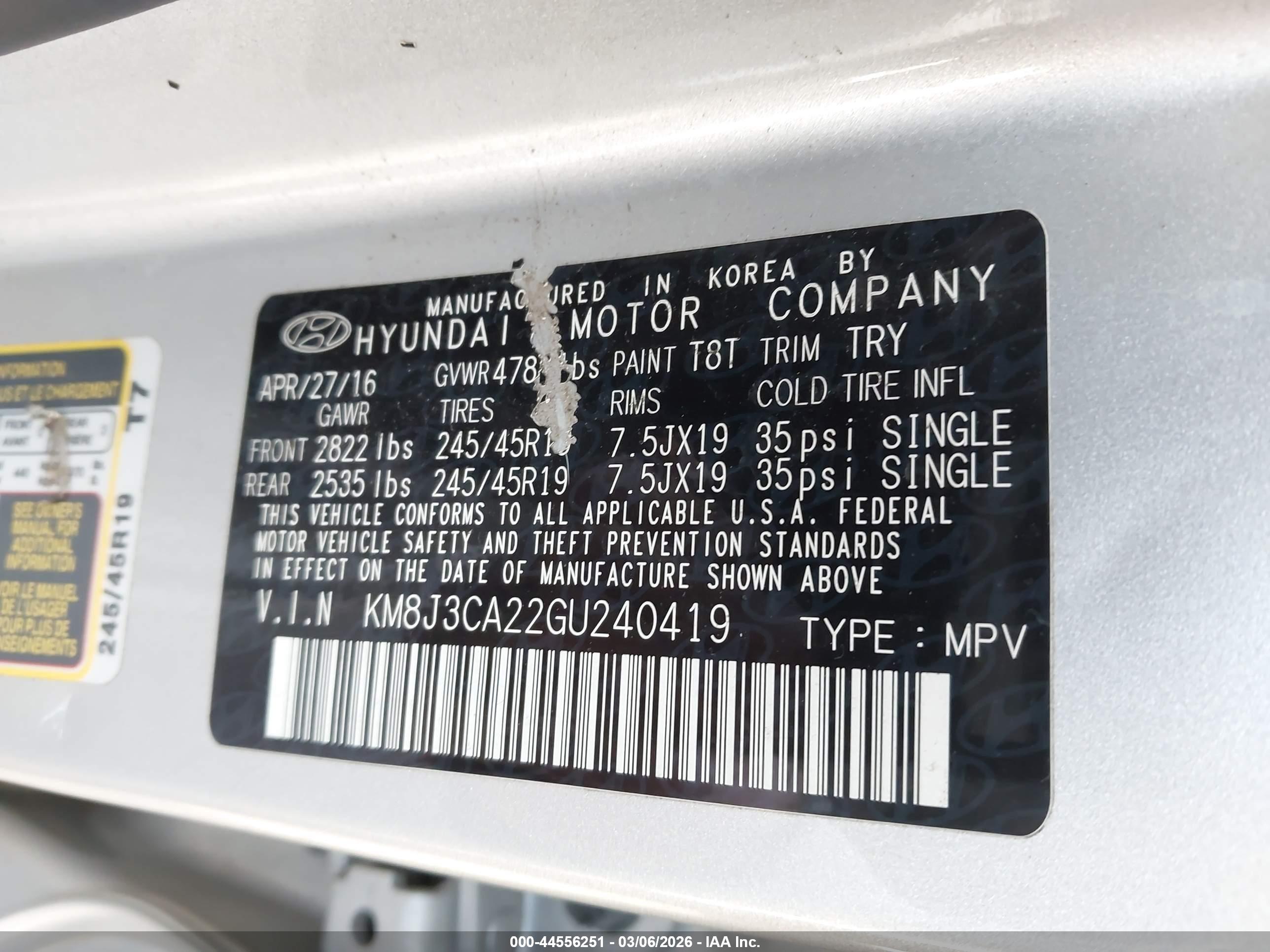 HYUNDAI TUCSON image 9