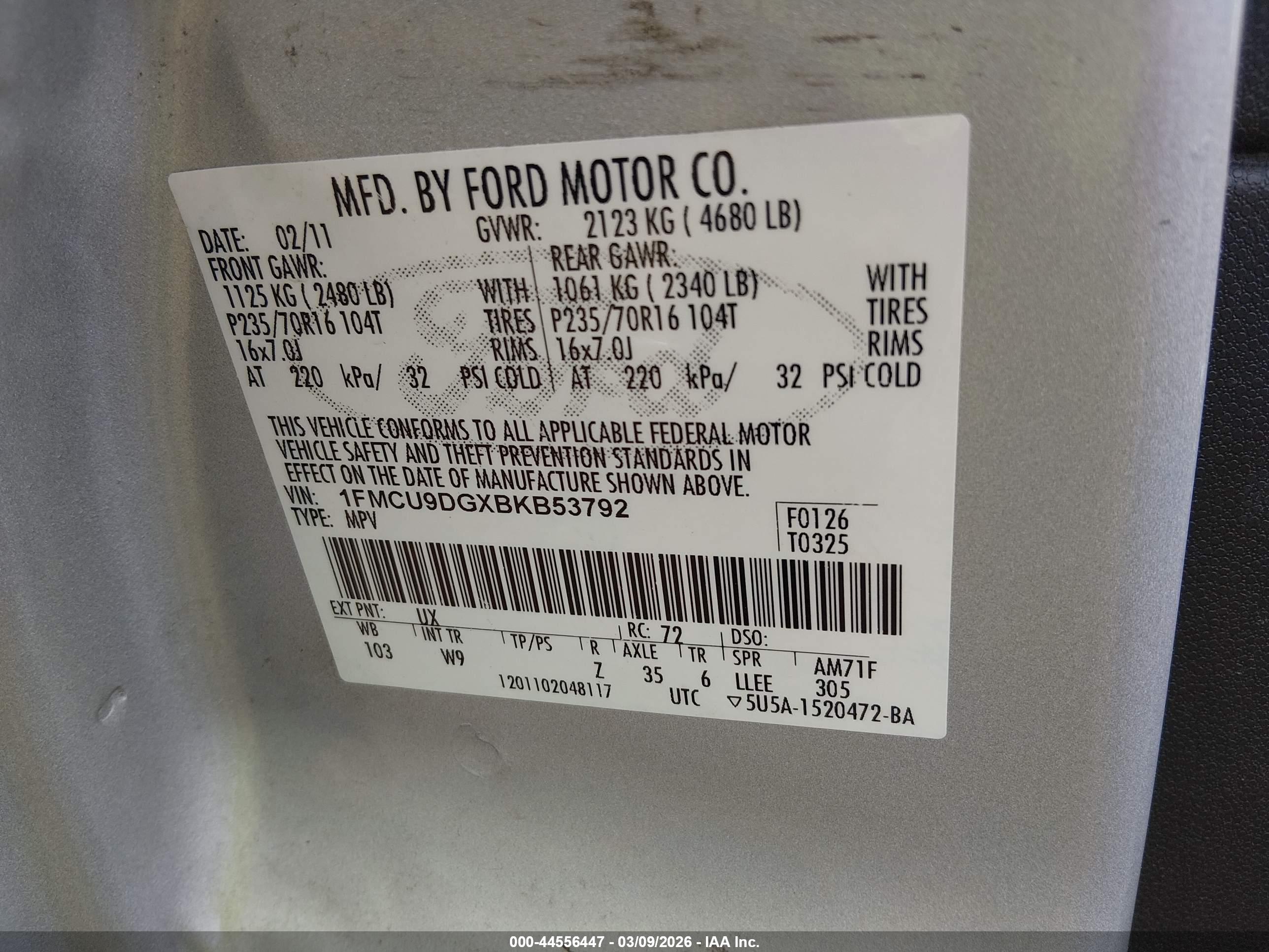 FORD ESCAPE image 9