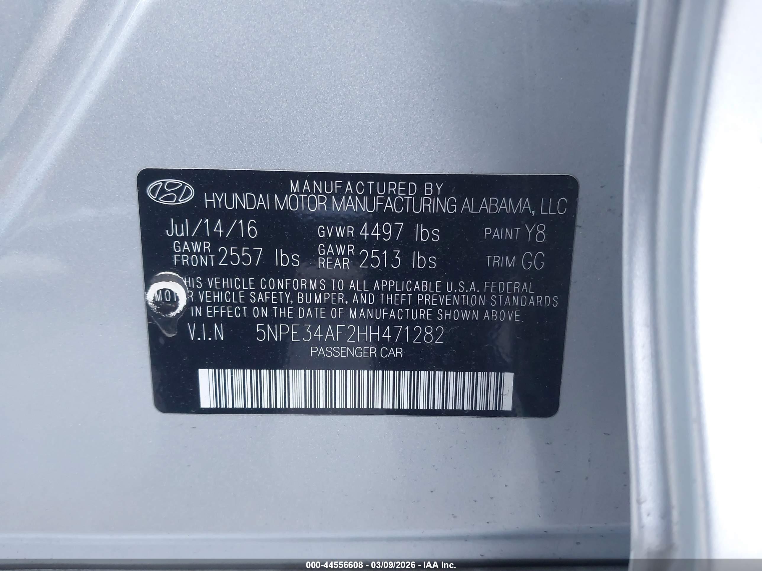 HYUNDAI SONATA image 9