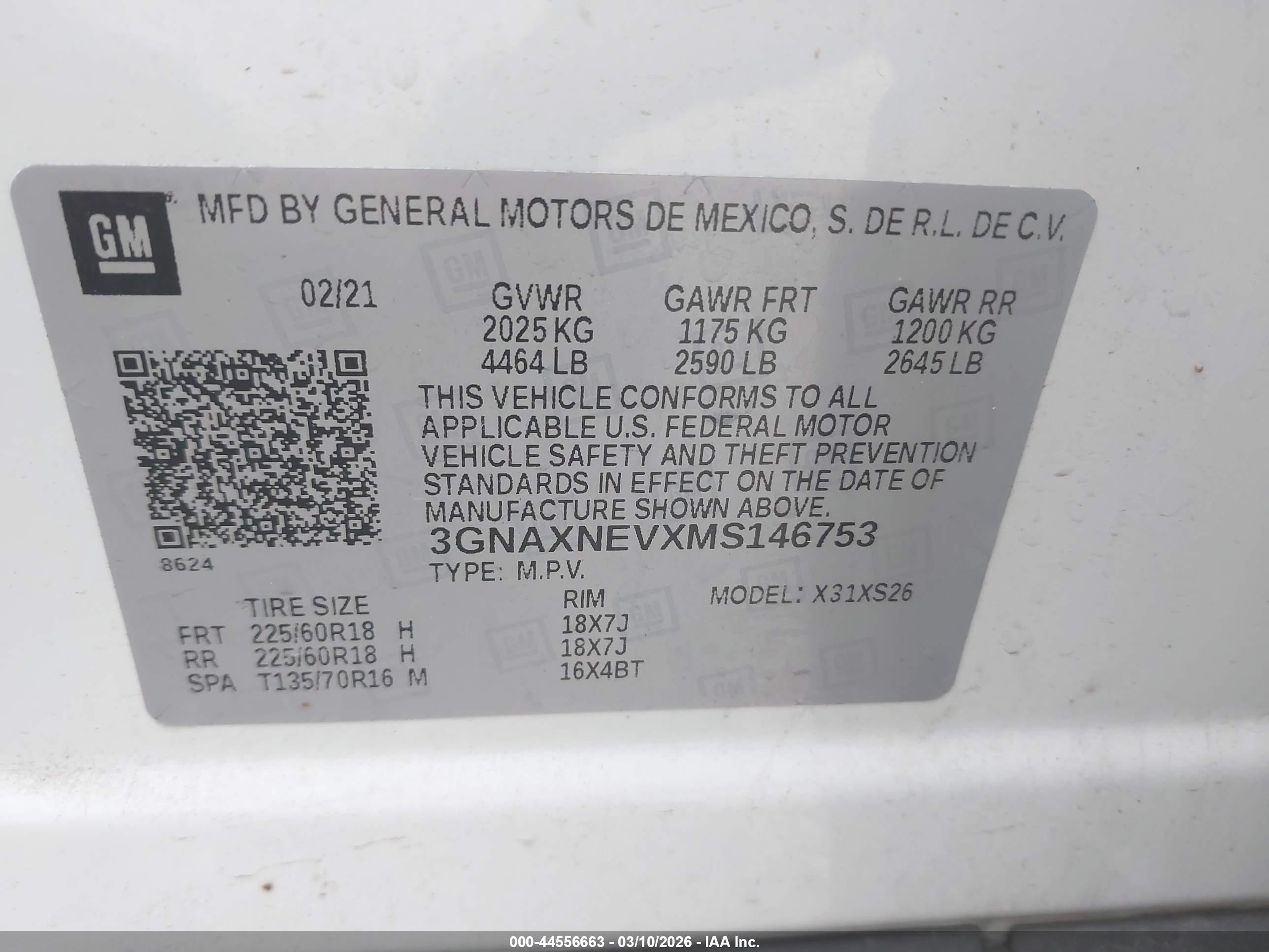 CHEVROLET EQUINOX image 9
