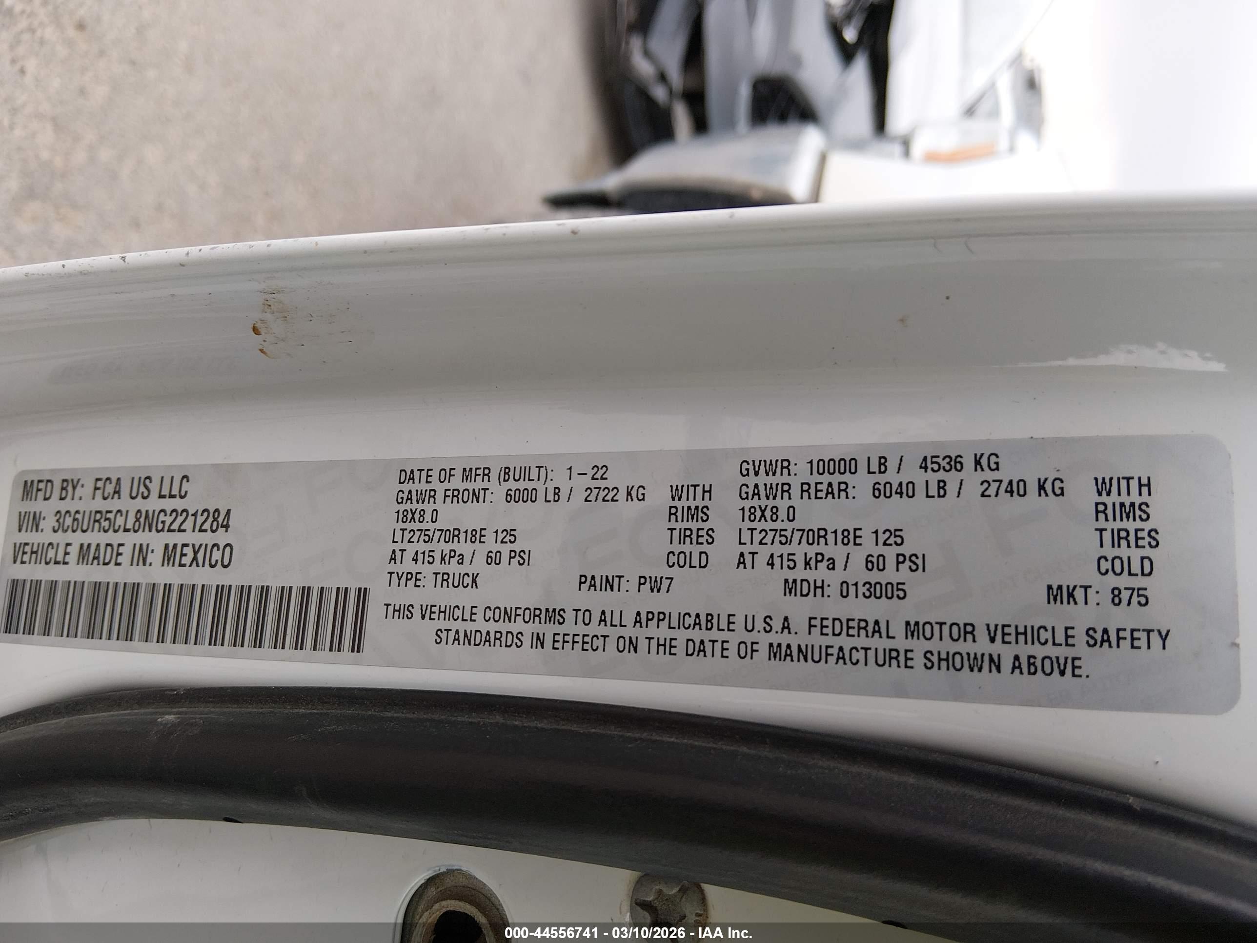 RAM 2500 image 9