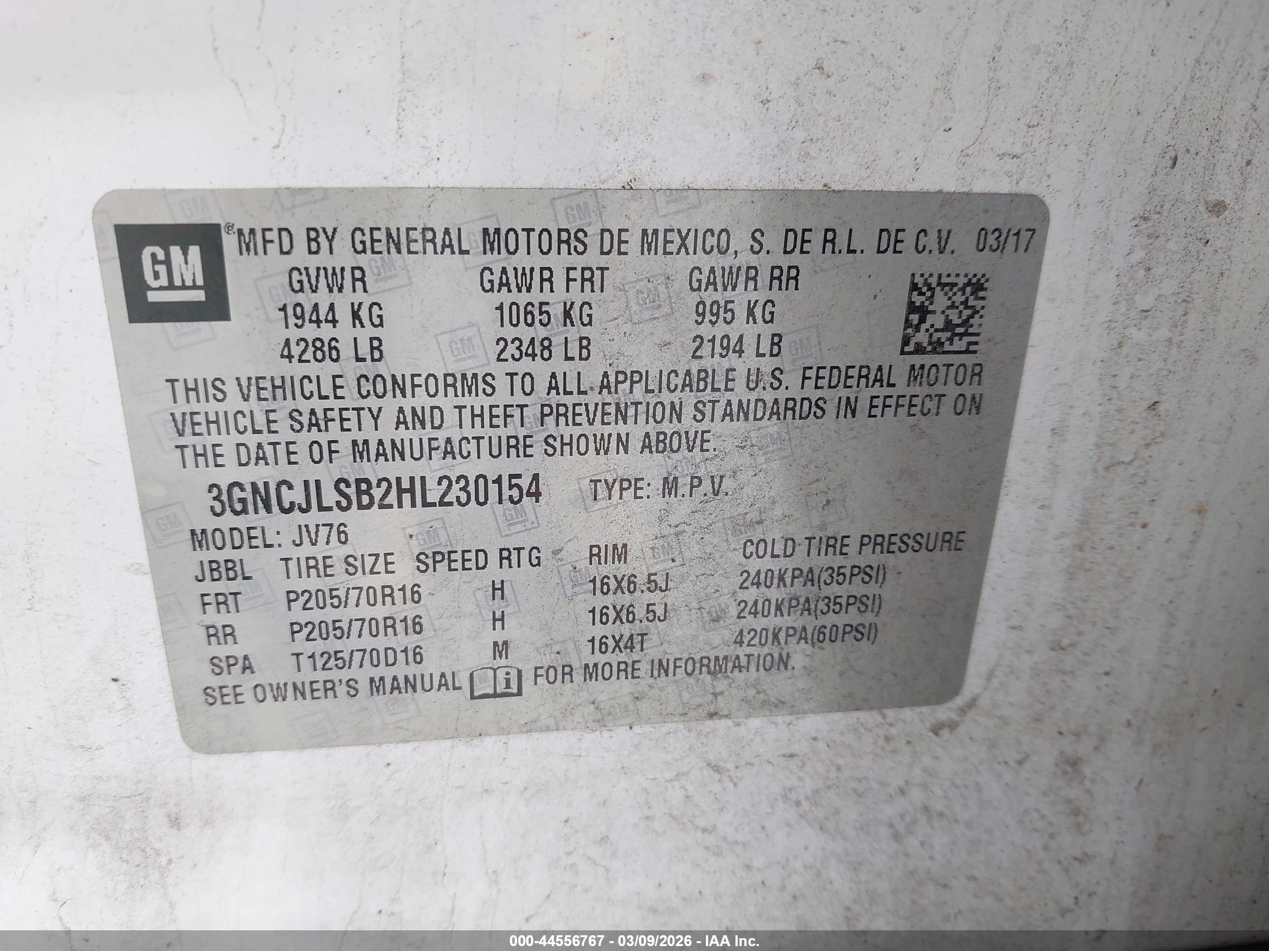 CHEVROLET TRAX image 9