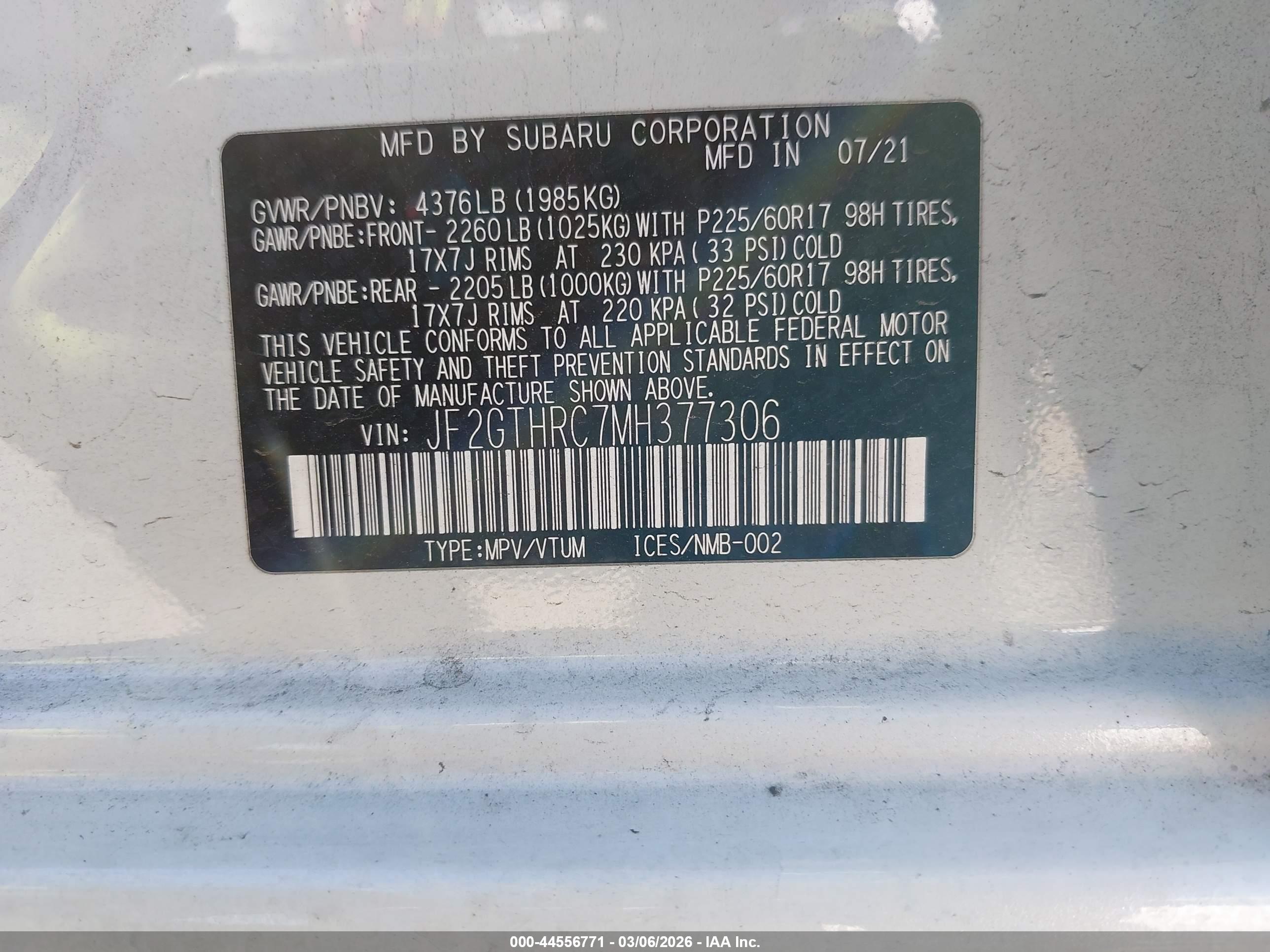 SUBARU CROSSTREK image 9