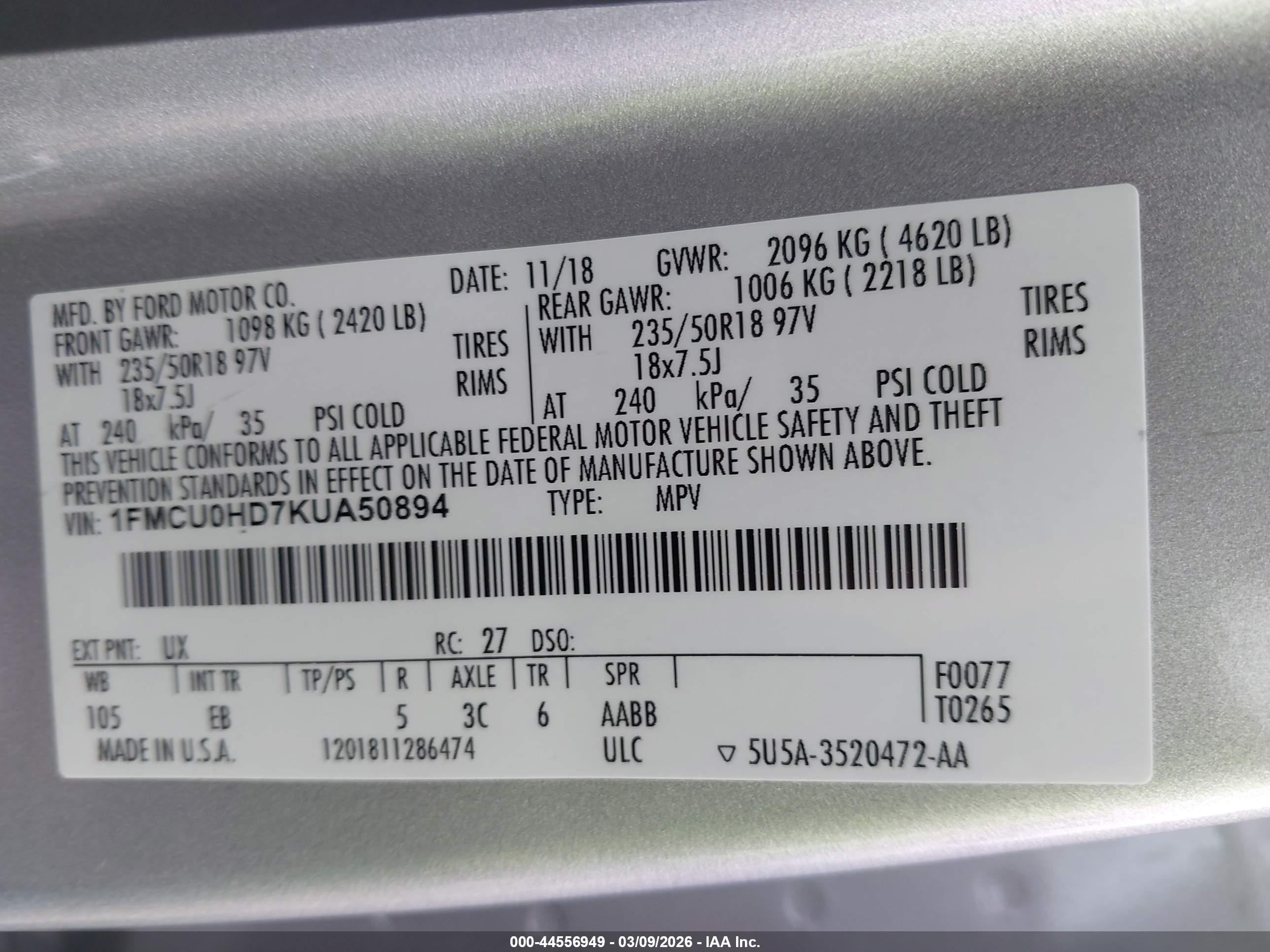 FORD ESCAPE image 9