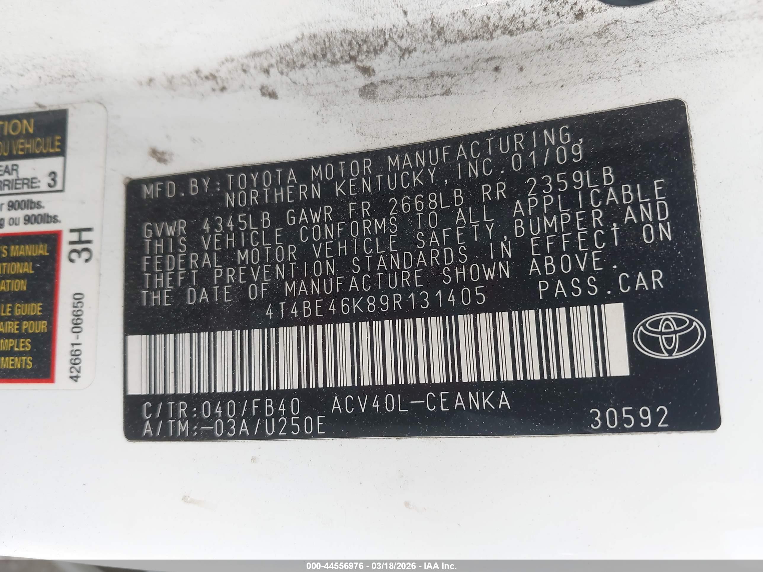 TOYOTA CAMRY image 9