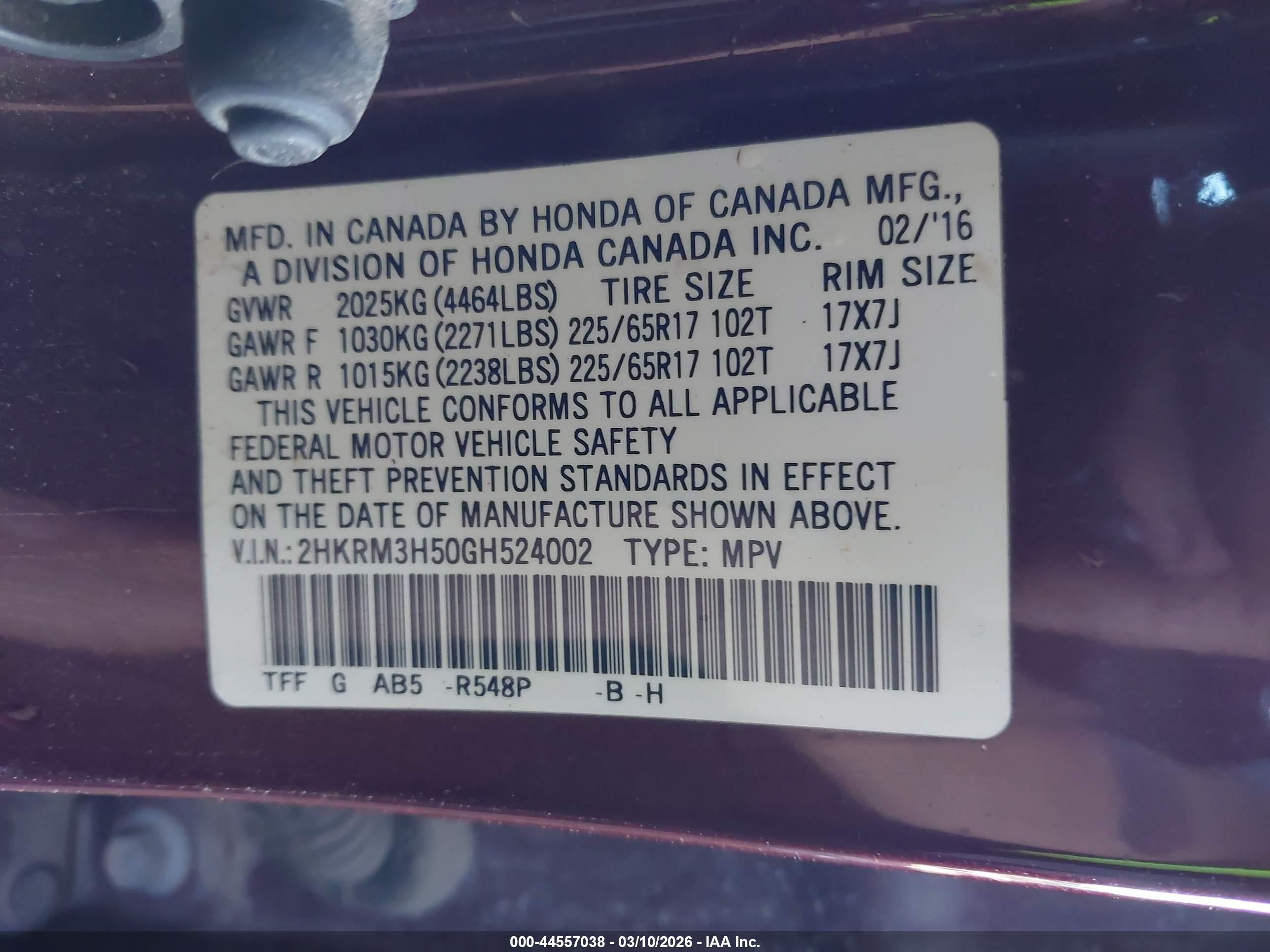 HONDA CR-V image 9
