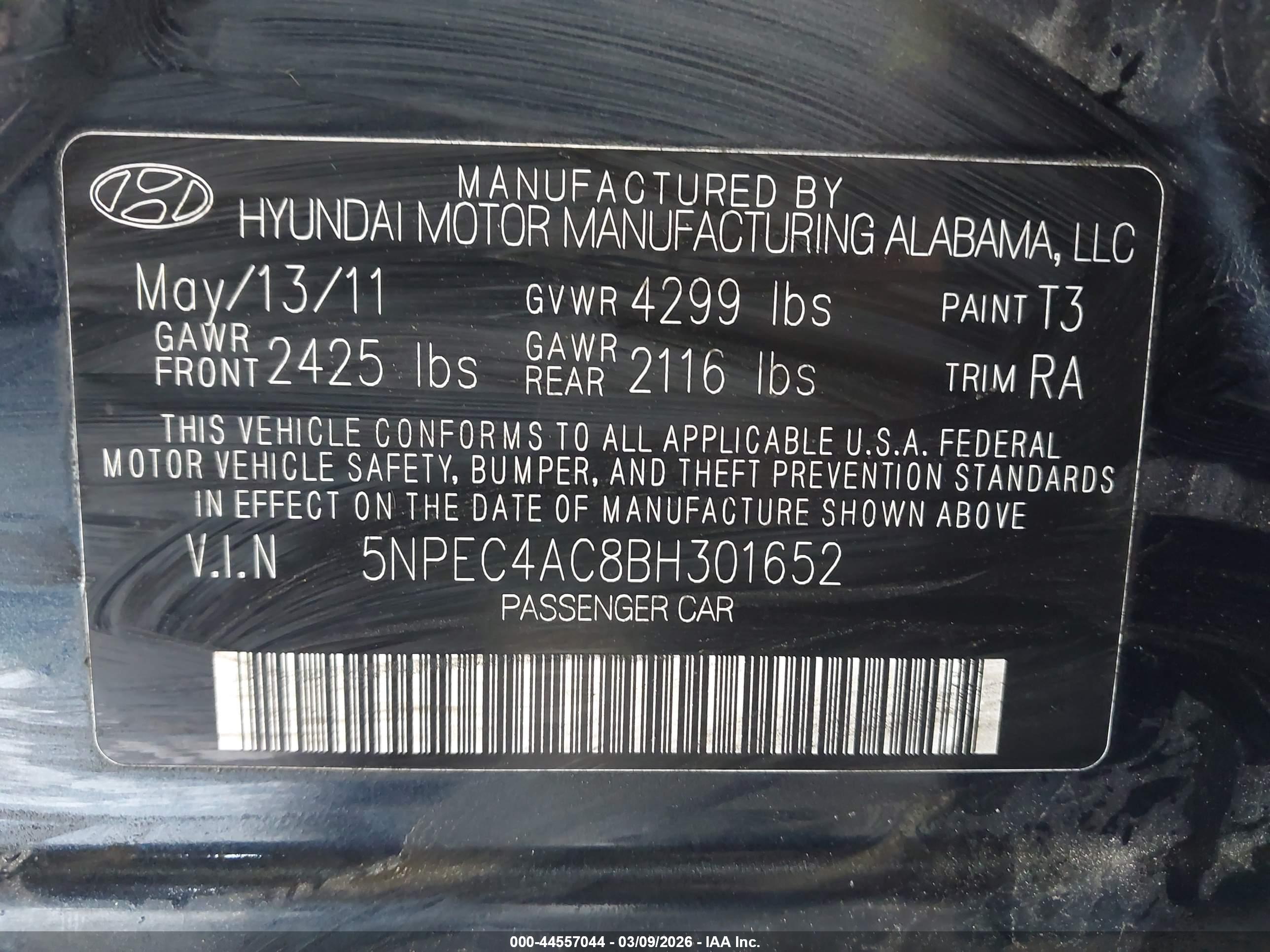 HYUNDAI SONATA image 9