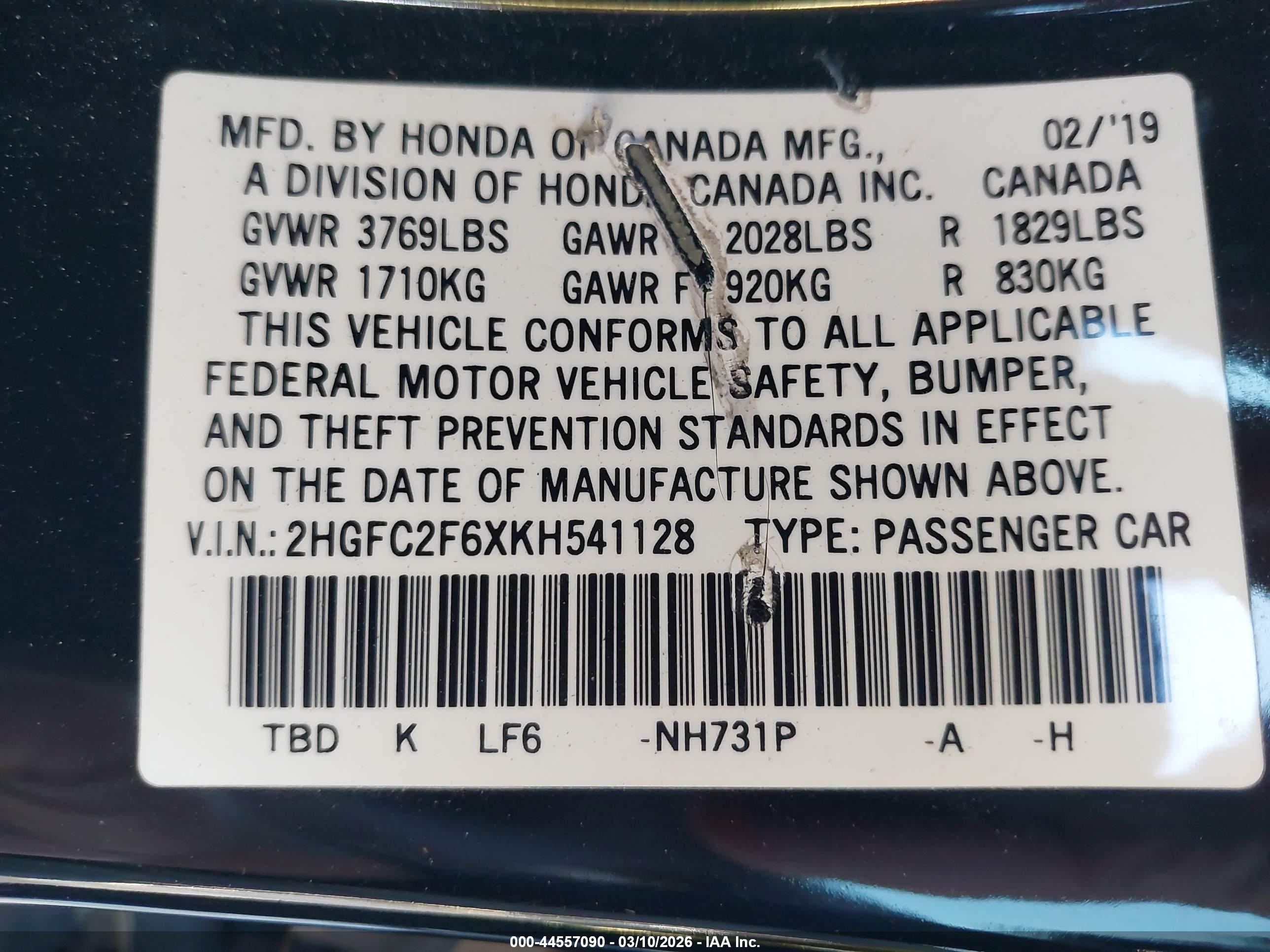 HONDA CIVIC image 9