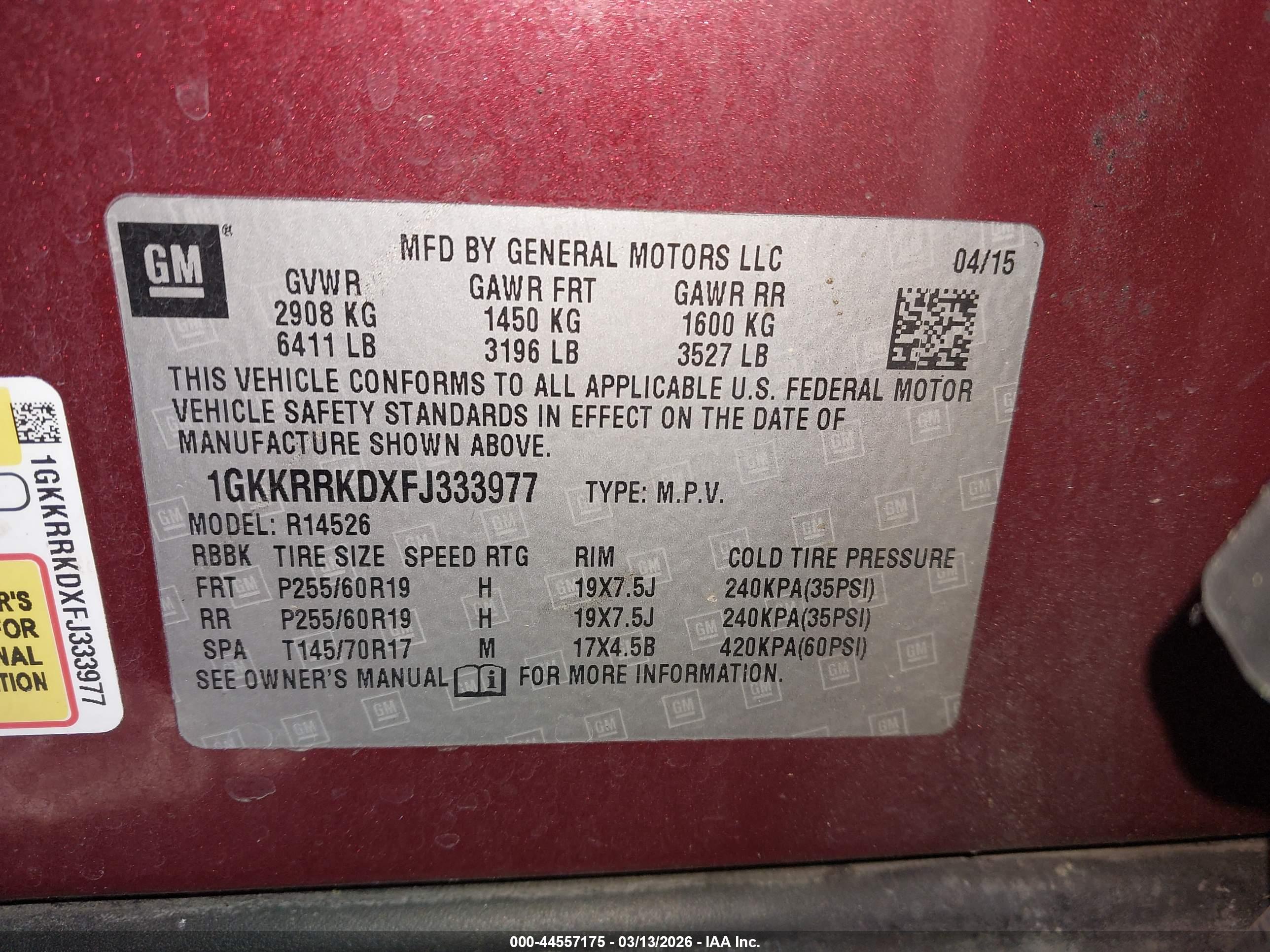 GMC ACADIA image 9