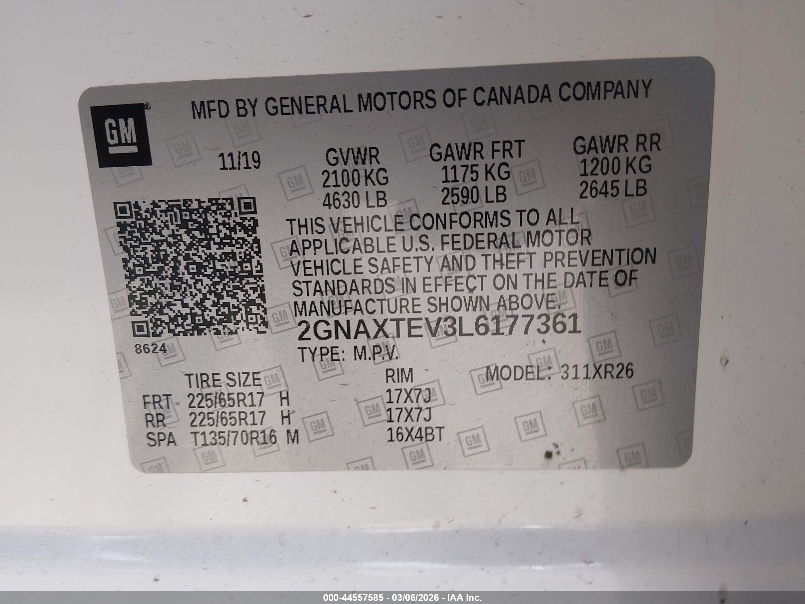 CHEVROLET EQUINOX image 9
