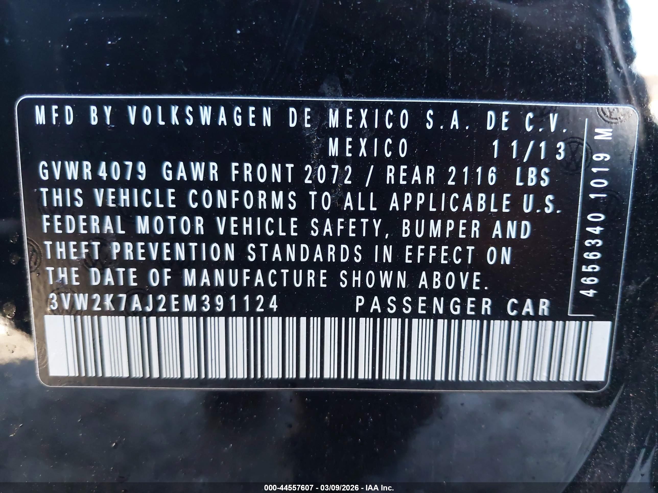 VOLKSWAGEN JETTA image 9