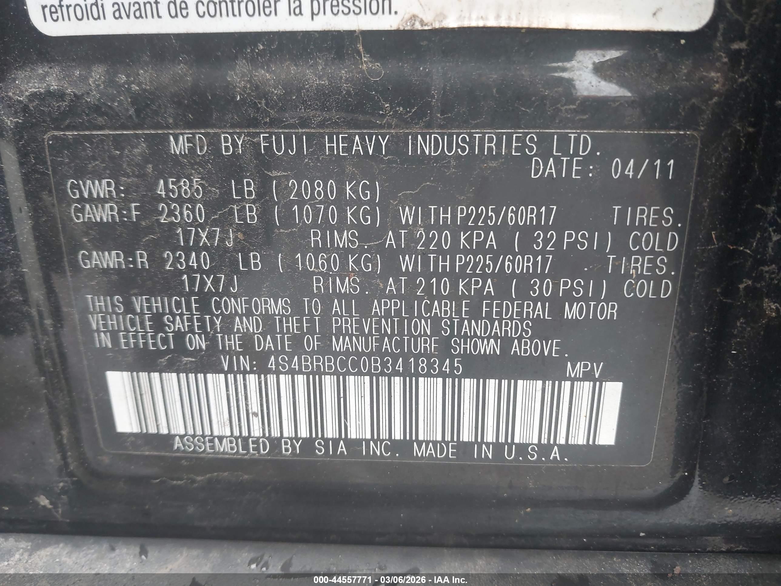 SUBARU OUTBACK image 9