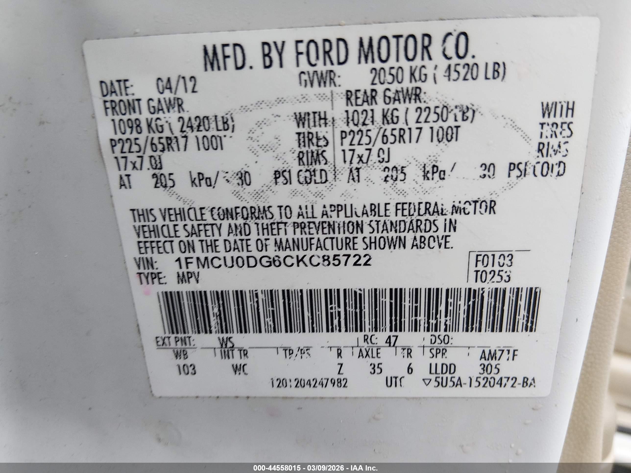 FORD ESCAPE image 9