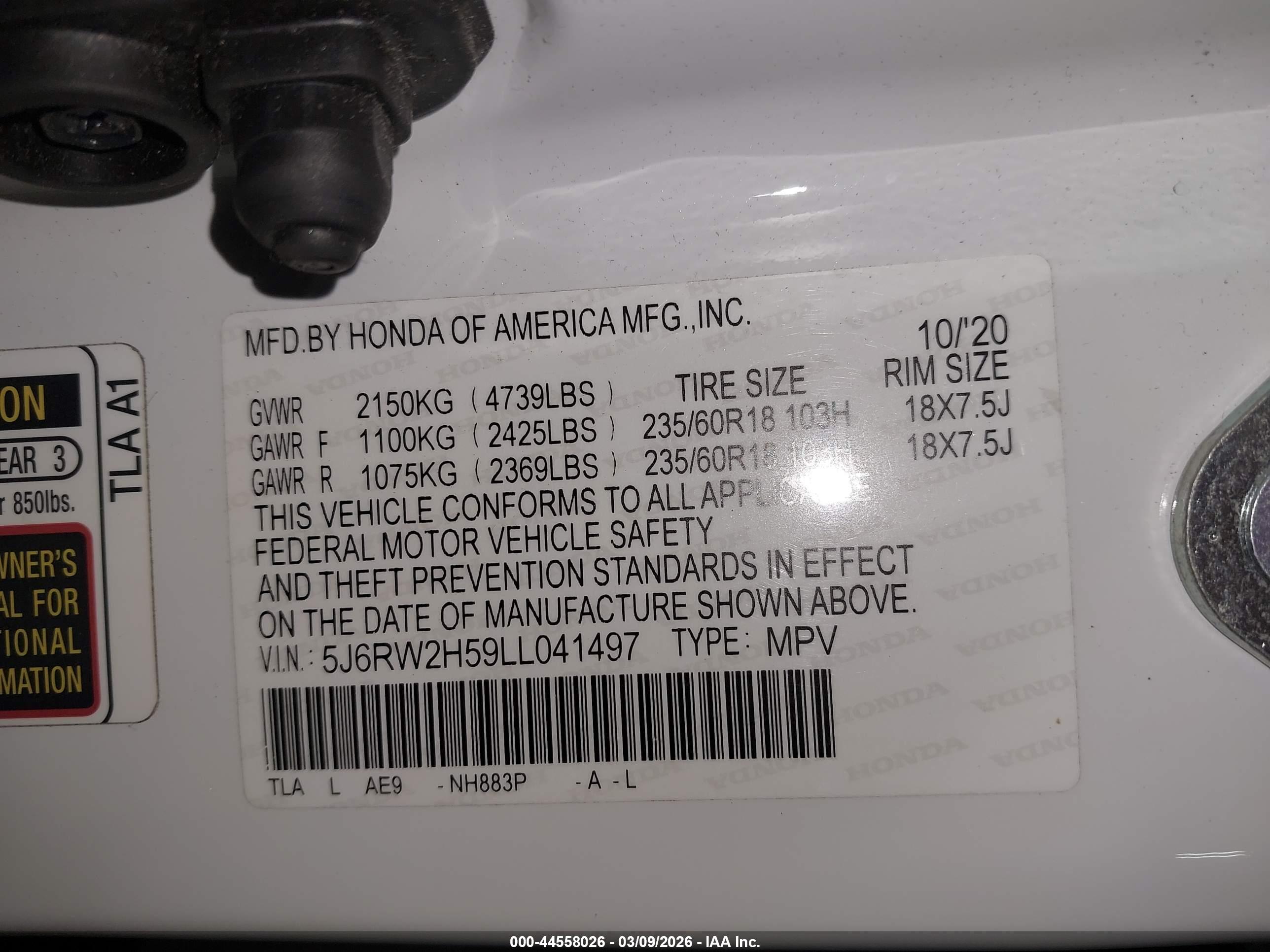 HONDA CR-V image 9