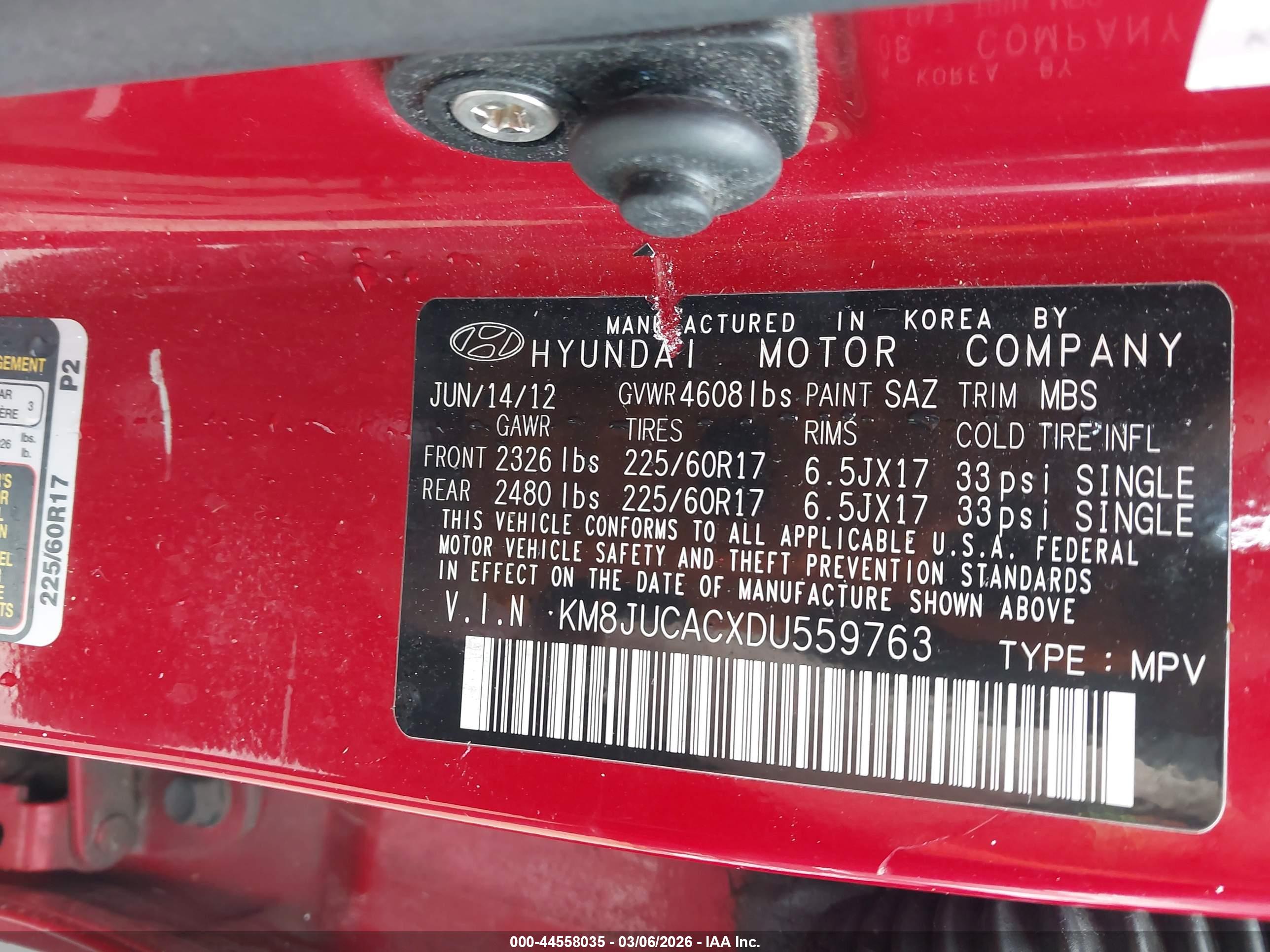 HYUNDAI TUCSON image 9