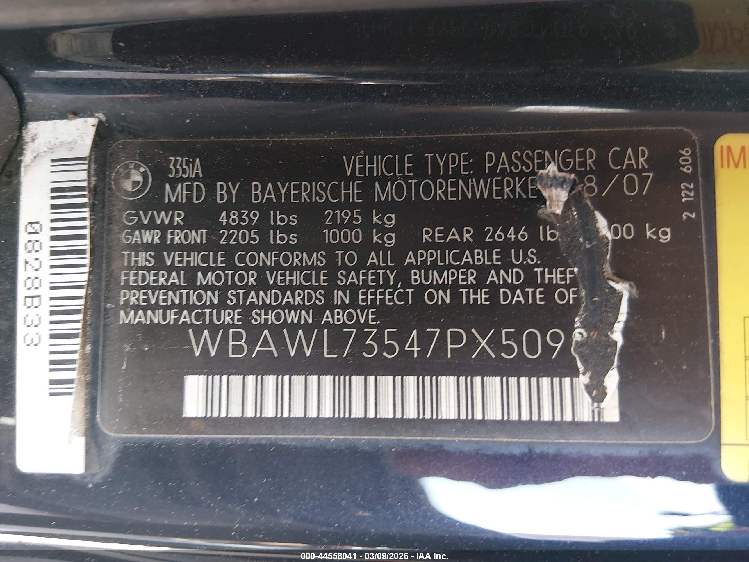 BMW 335I image 9