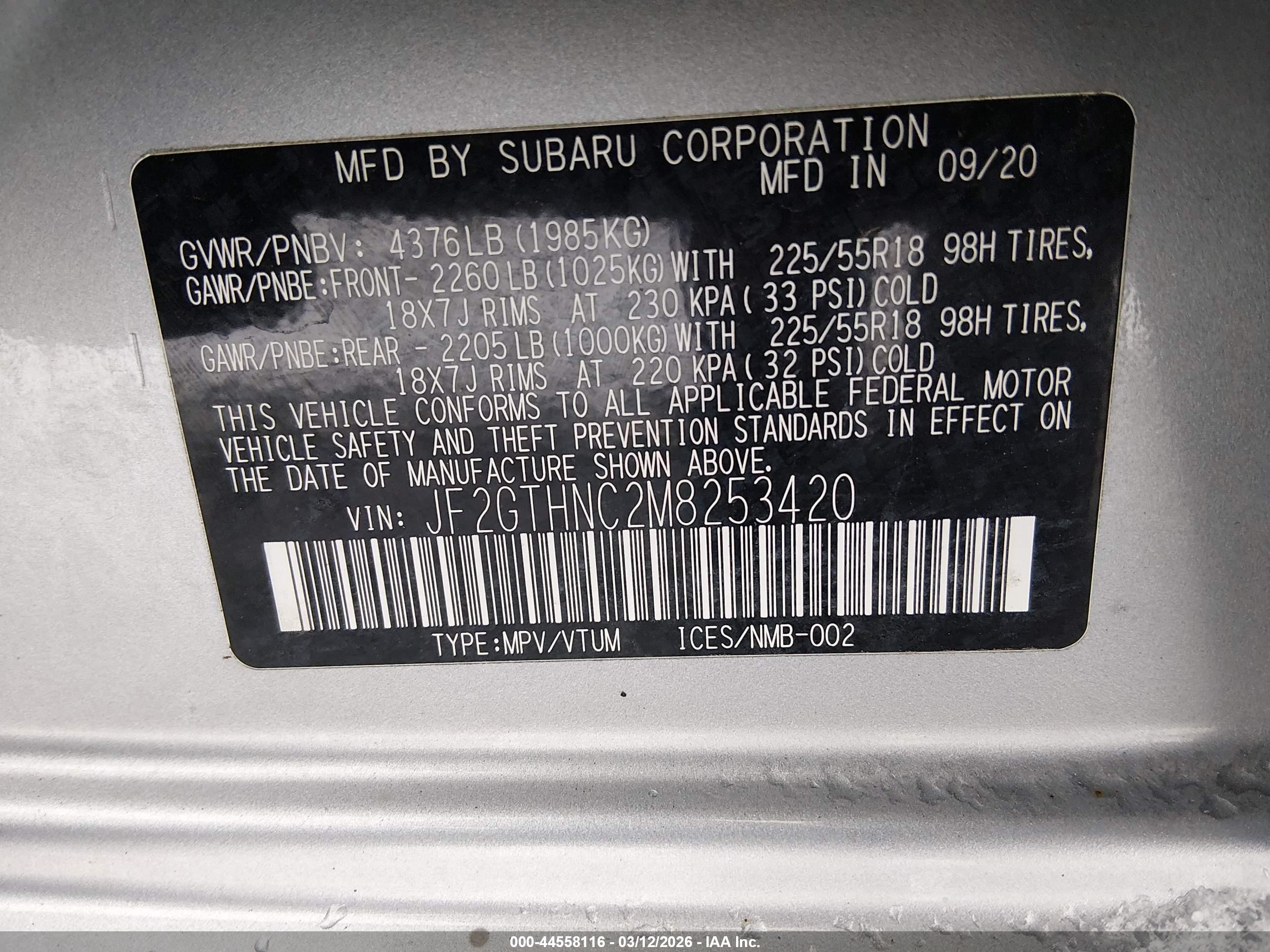 SUBARU CROSSTREK image 9