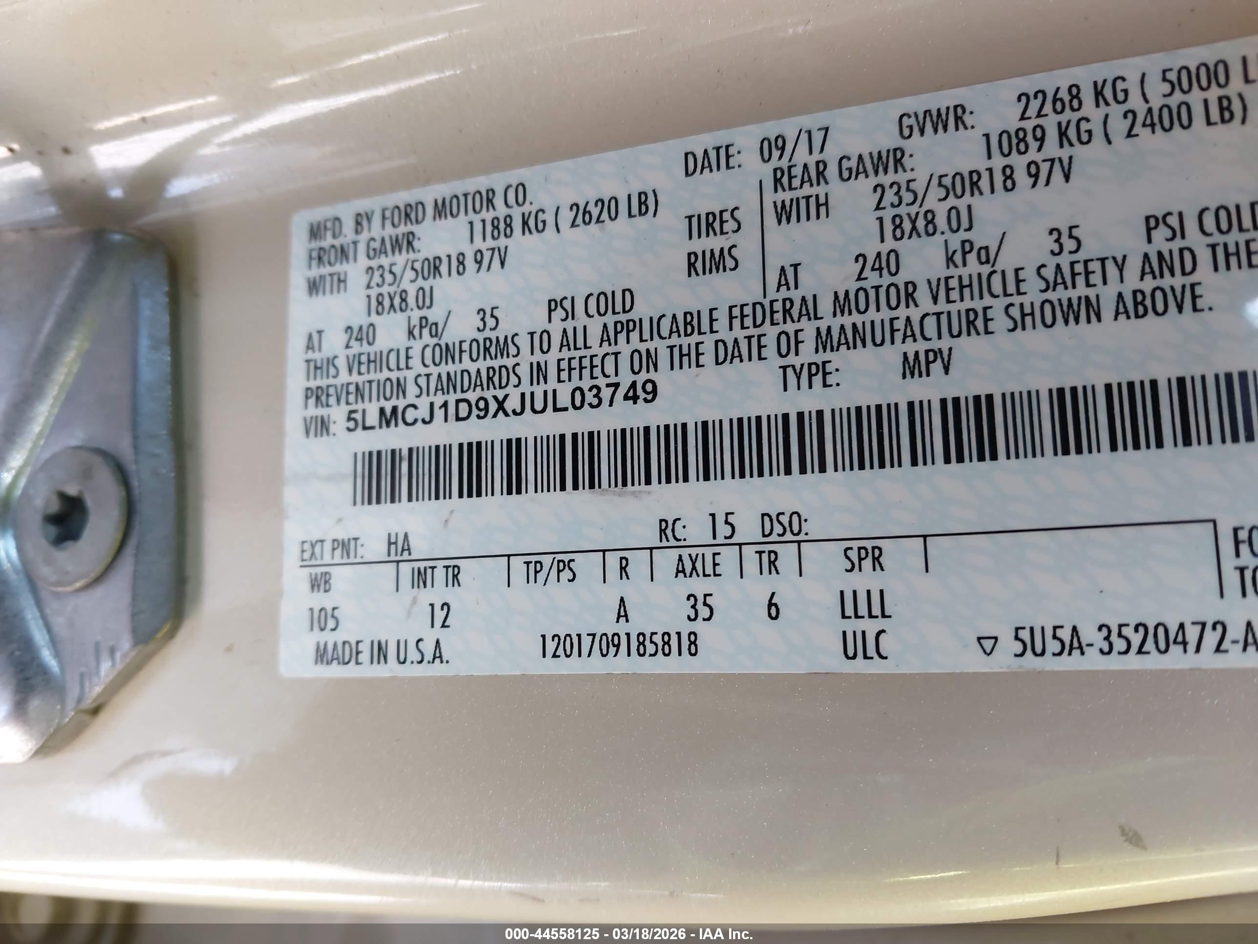 LINCOLN MKC image 9
