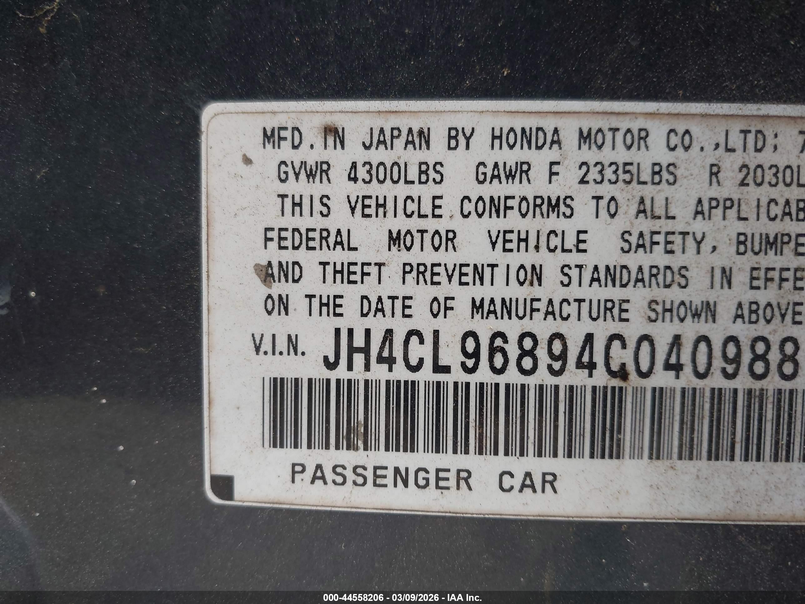 ACURA TSX image 9