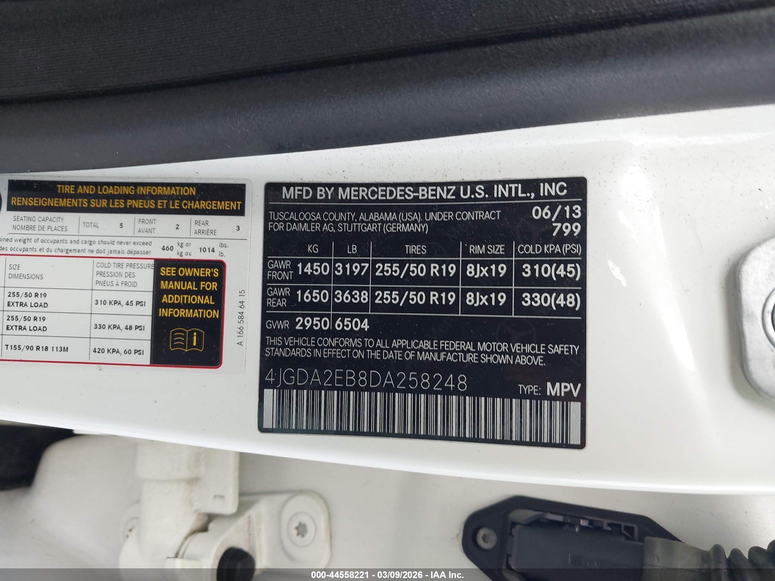 MERCEDES-BENZ ML image 9