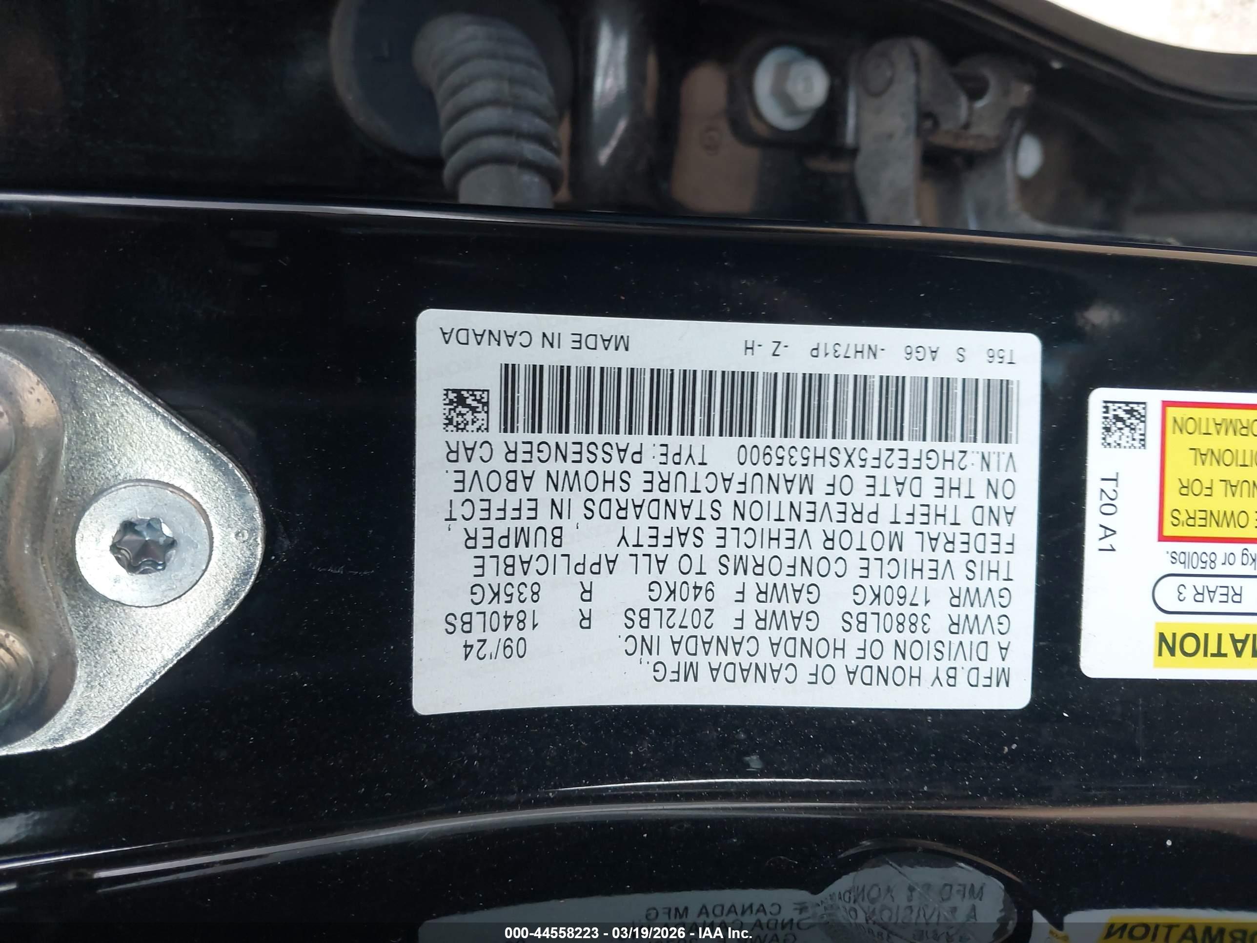 HONDA CIVIC image 9