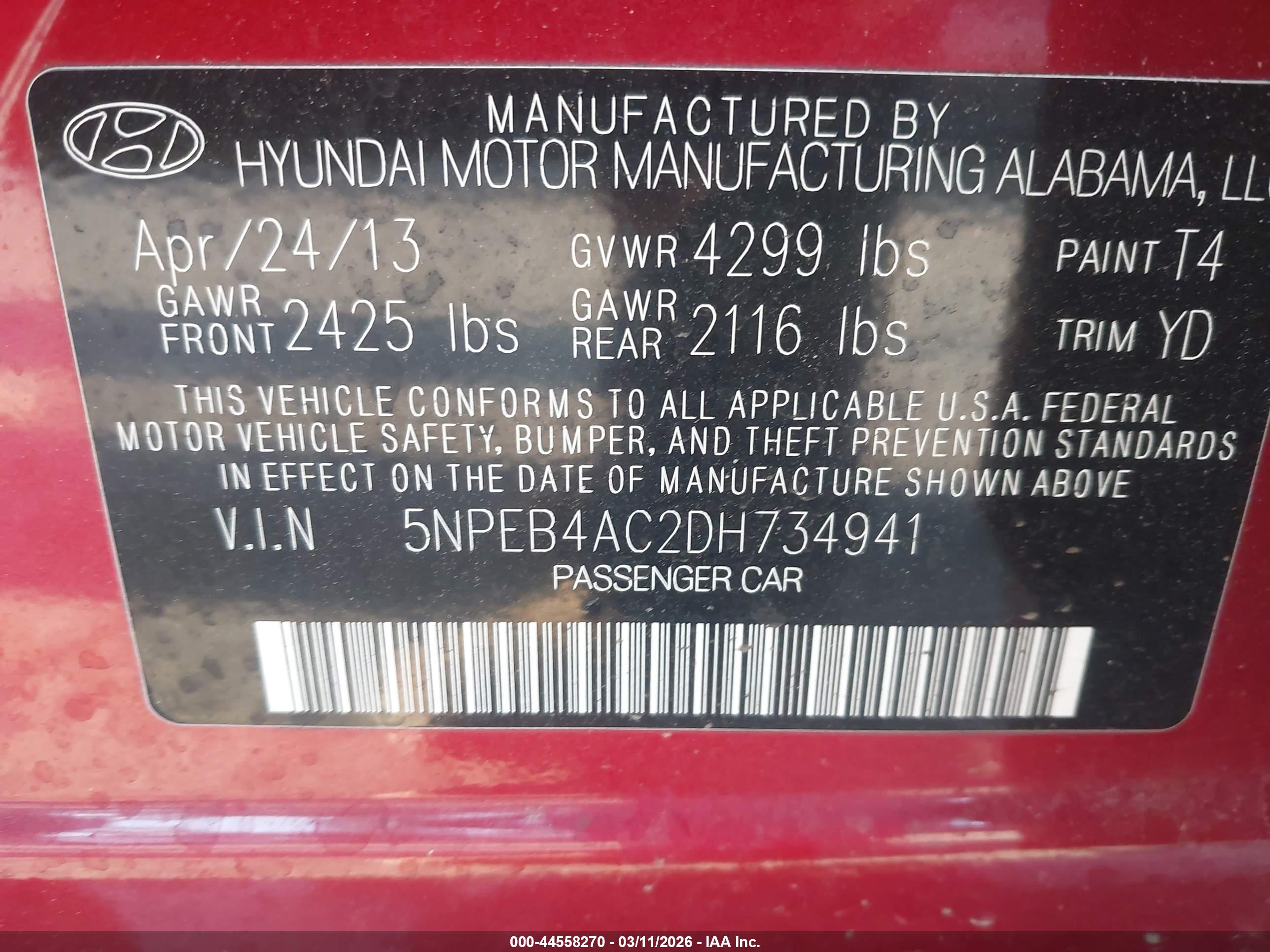 HYUNDAI SONATA image 9