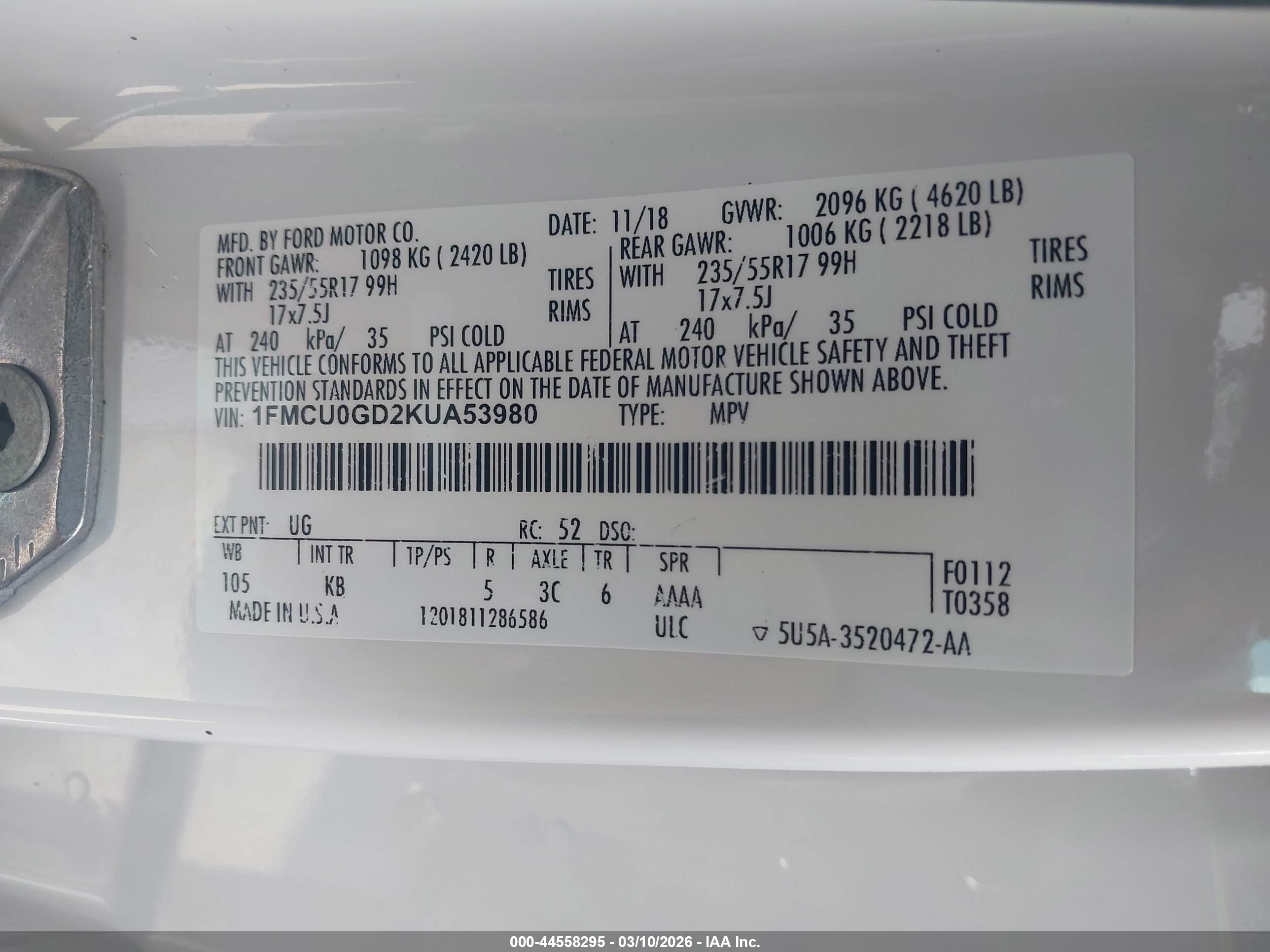 FORD ESCAPE image 9