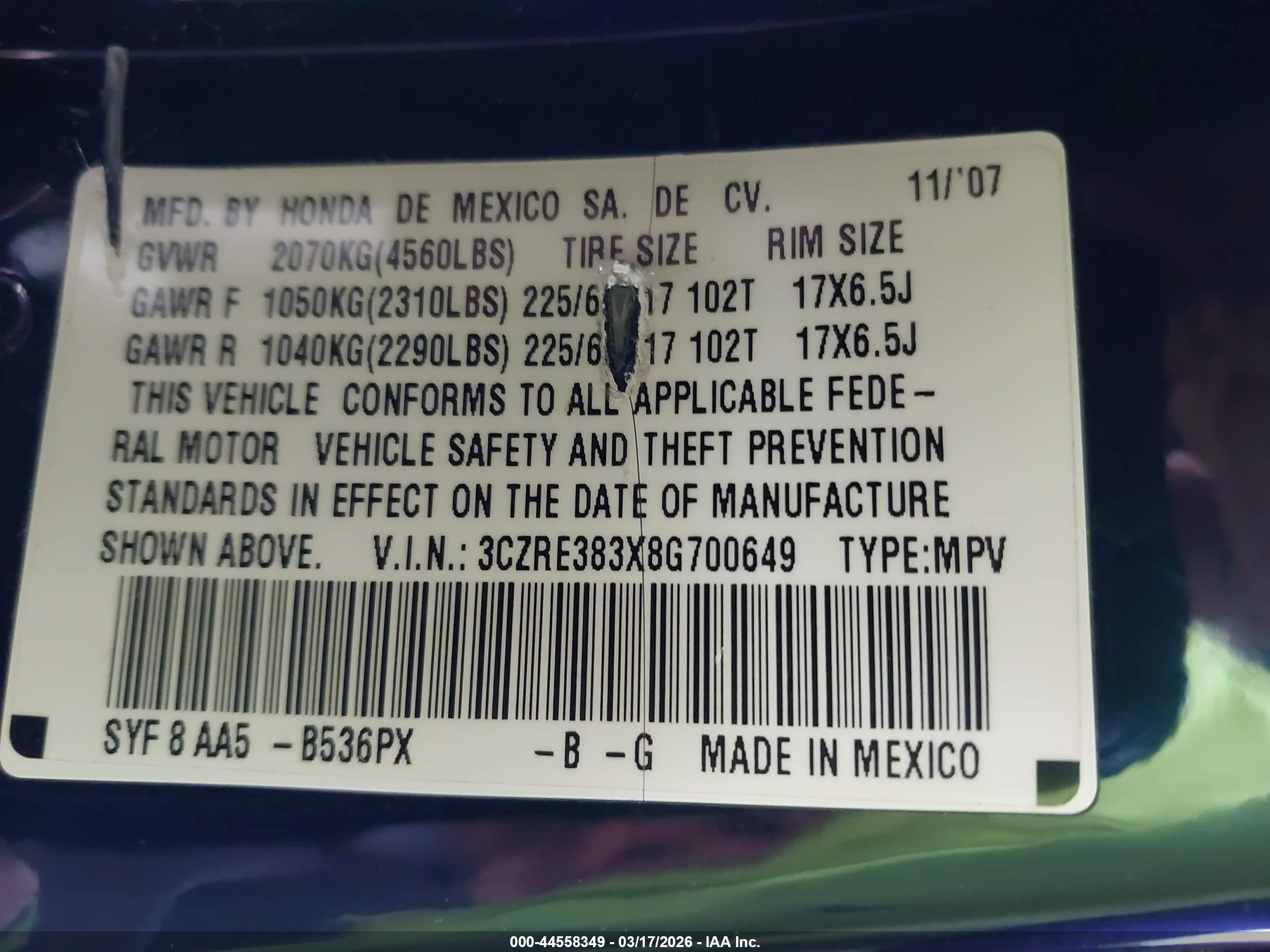 HONDA CR-V image 9