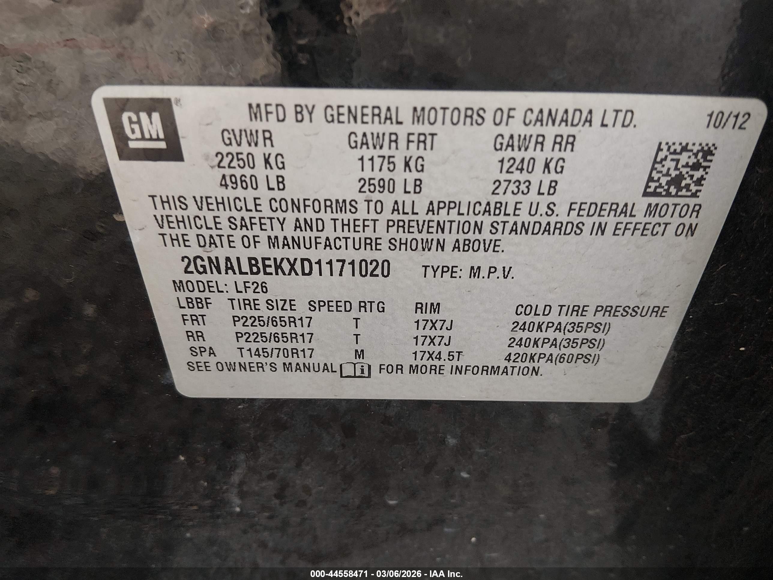 CHEVROLET EQUINOX image 9