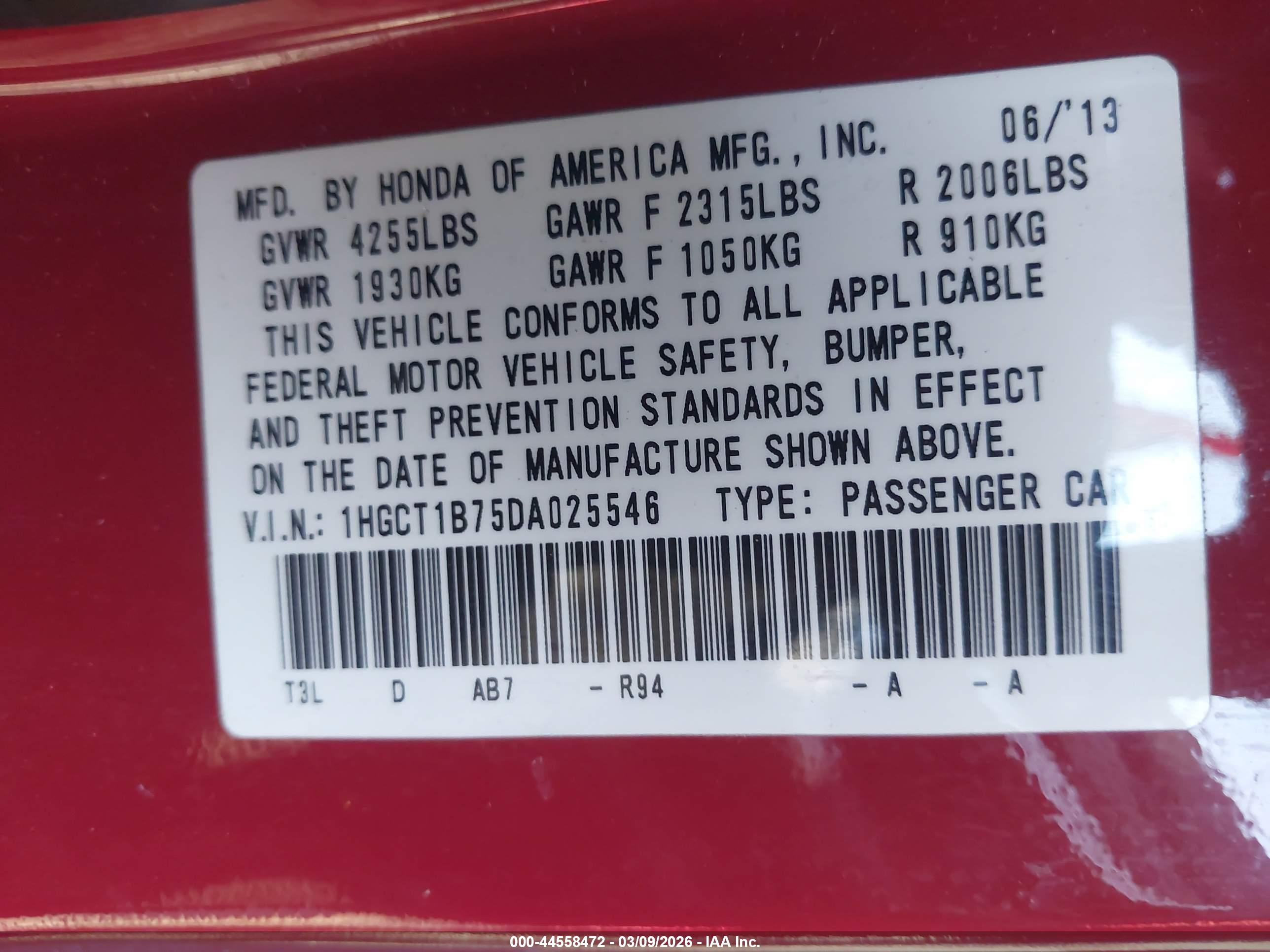 HONDA ACCORD image 9